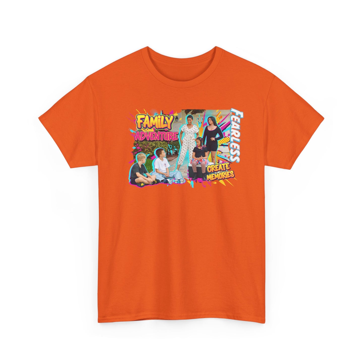 Family Adventure Unisex Heavy Cotton Tee, Casual Wear, Birthday Gift, Family Reunion Shirt, Fun Summer Tee, Unique Graphic Tee