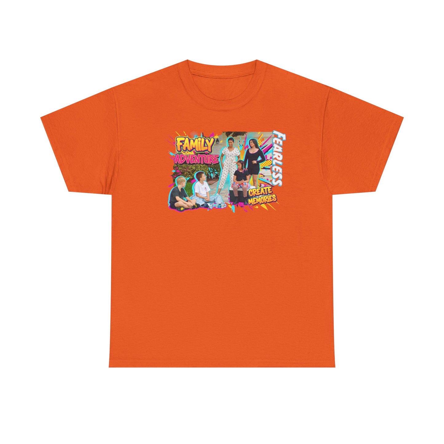 Family Adventure Unisex Heavy Cotton Tee, Casual Wear, Birthday Gift, Family Reunion Shirt, Fun Summer Tee, Unique Graphic Tee