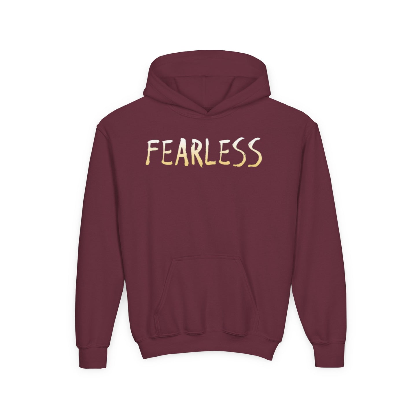 Youth Hoodie with Fearless & Dance Vibes, Inspirational Gift, Dance Apparel, Urban Style, Teen Fashion