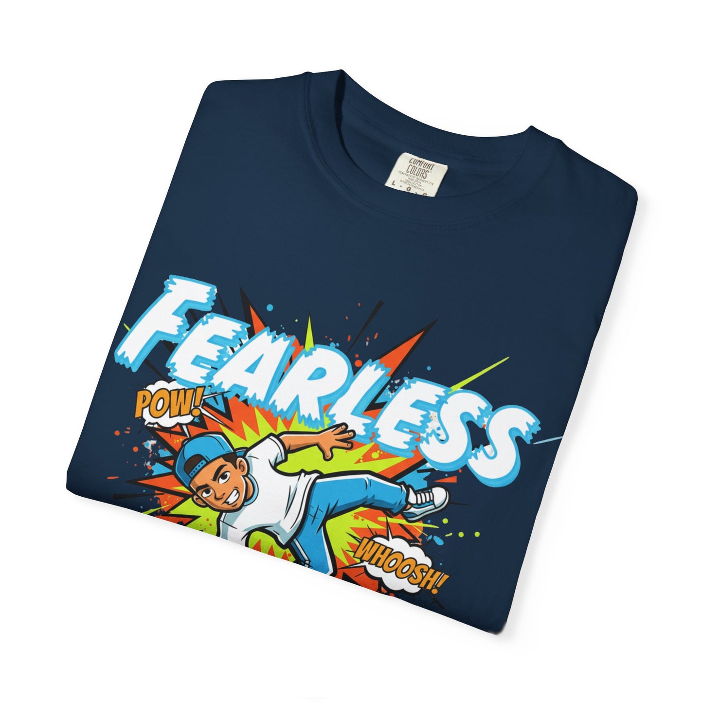 Fearless Graphic Unisex T-Shirt - Bold Streetwear, Summer Casual, Gift for Kids, Adventure Lovers, Empowering Tees