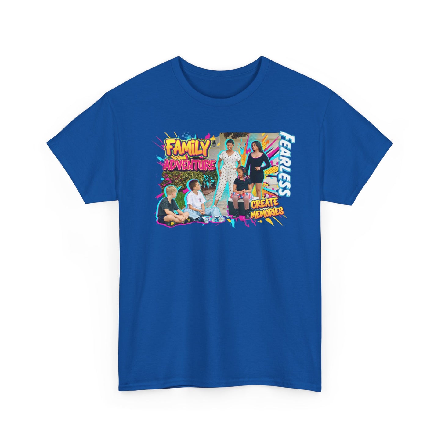 Family Adventure Unisex Heavy Cotton Tee, Casual Wear, Birthday Gift, Family Reunion Shirt, Fun Summer Tee, Unique Graphic Tee