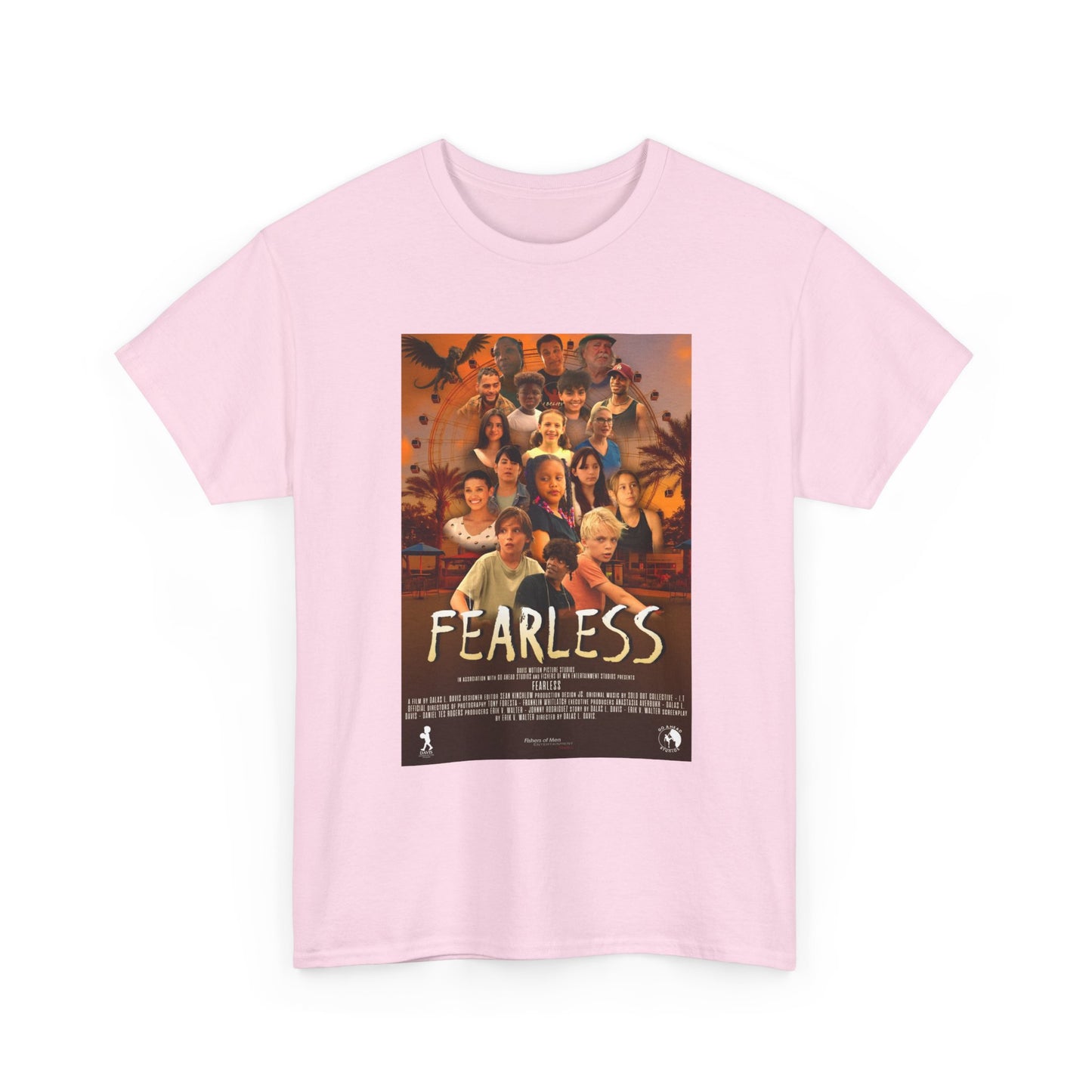 Fearless Vintage Heavy Cotton Tee - Retro Movie T-Shirt, Unisex Graphic Tee, Casual Wear, Gift for Film Lovers, Nostalgic Apparel