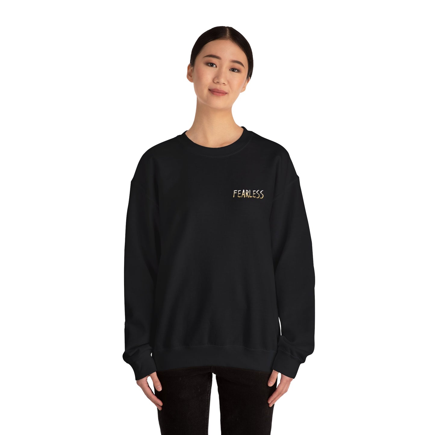 Fearless Crewneck Sweatshirt - Cozy Style for Bold Individuals, Unisex Pullover for Everyday Wear, Gift for Friends & Family