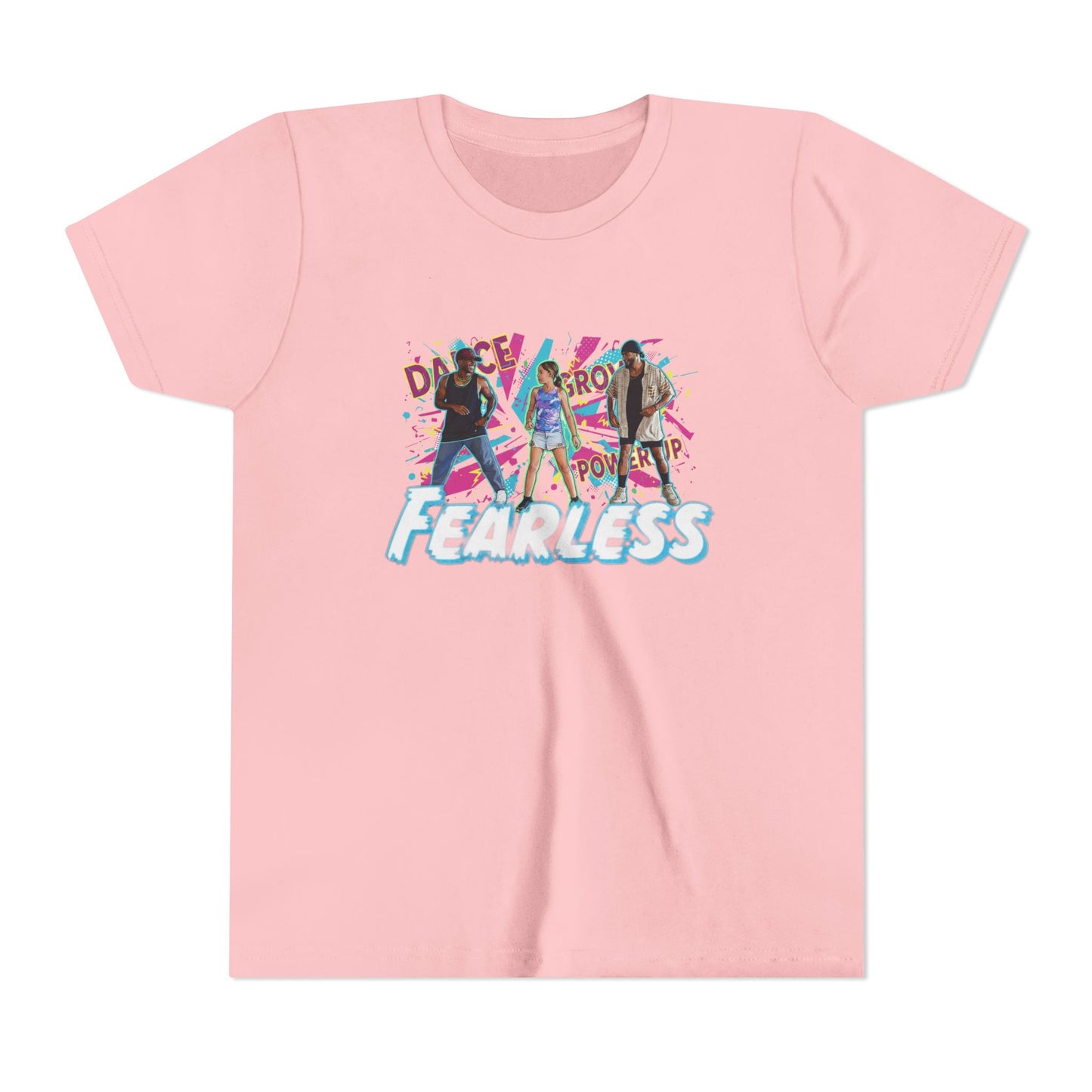 Ferless Empowerment Youth Tee, Girls Short Sleeve Shirt, Stylish Kid's Top, Inspiring Graphic Tee, Gift for Young Activists