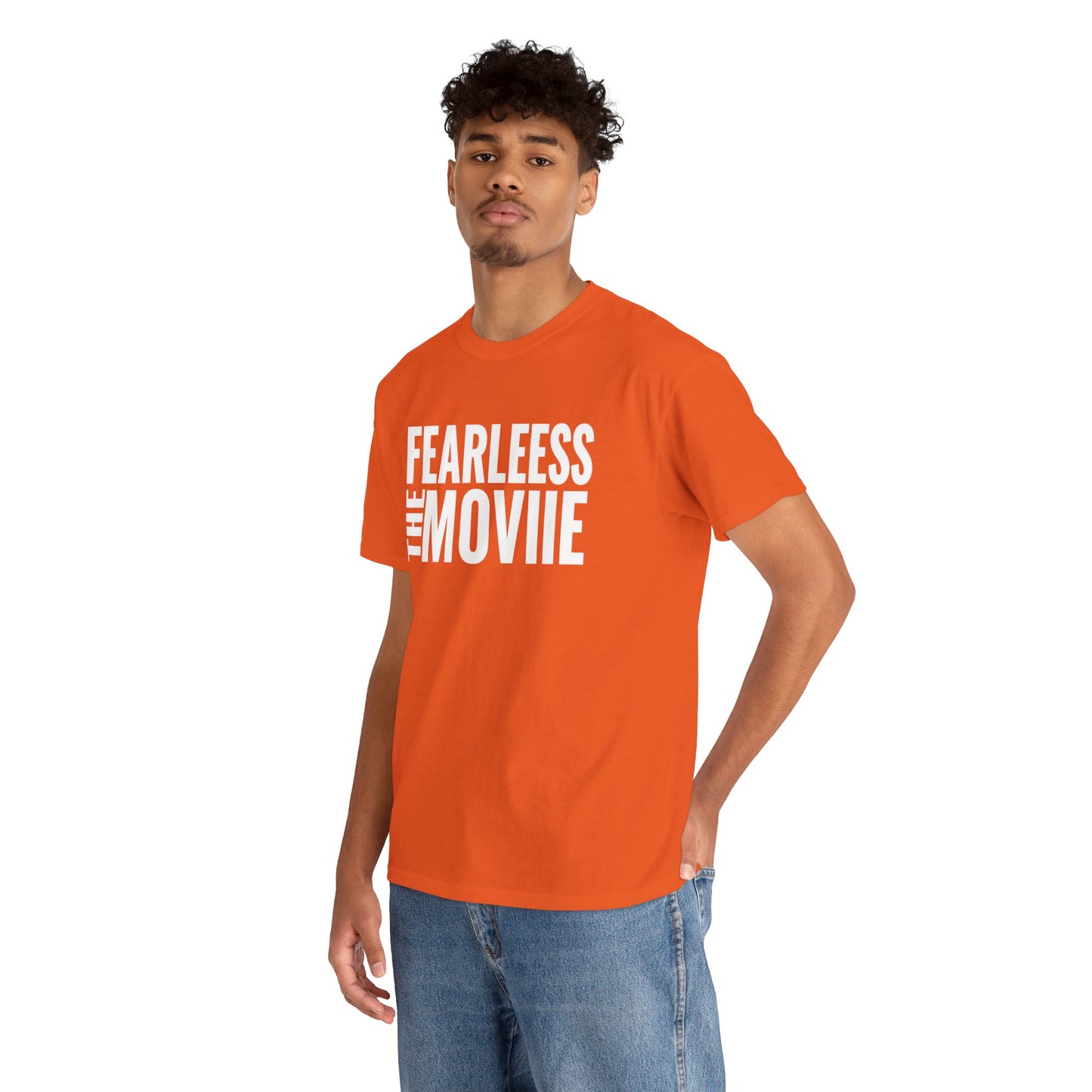 Fearless Movie Unisex Heavy Cotton Tee - Stylish Graphic Shirt, Casual Wear, Gift for Movies Fans, Unisex T-Shirt, Comfortable Cotton Tee