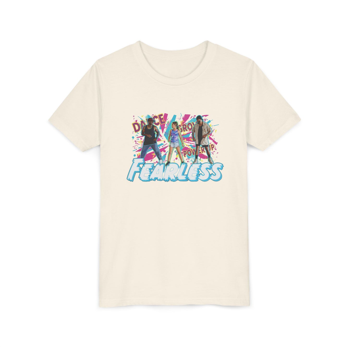 Ferless Empowerment Youth Tee, Girls Short Sleeve Shirt, Stylish Kid's Top, Inspiring Graphic Tee, Gift for Young Activists