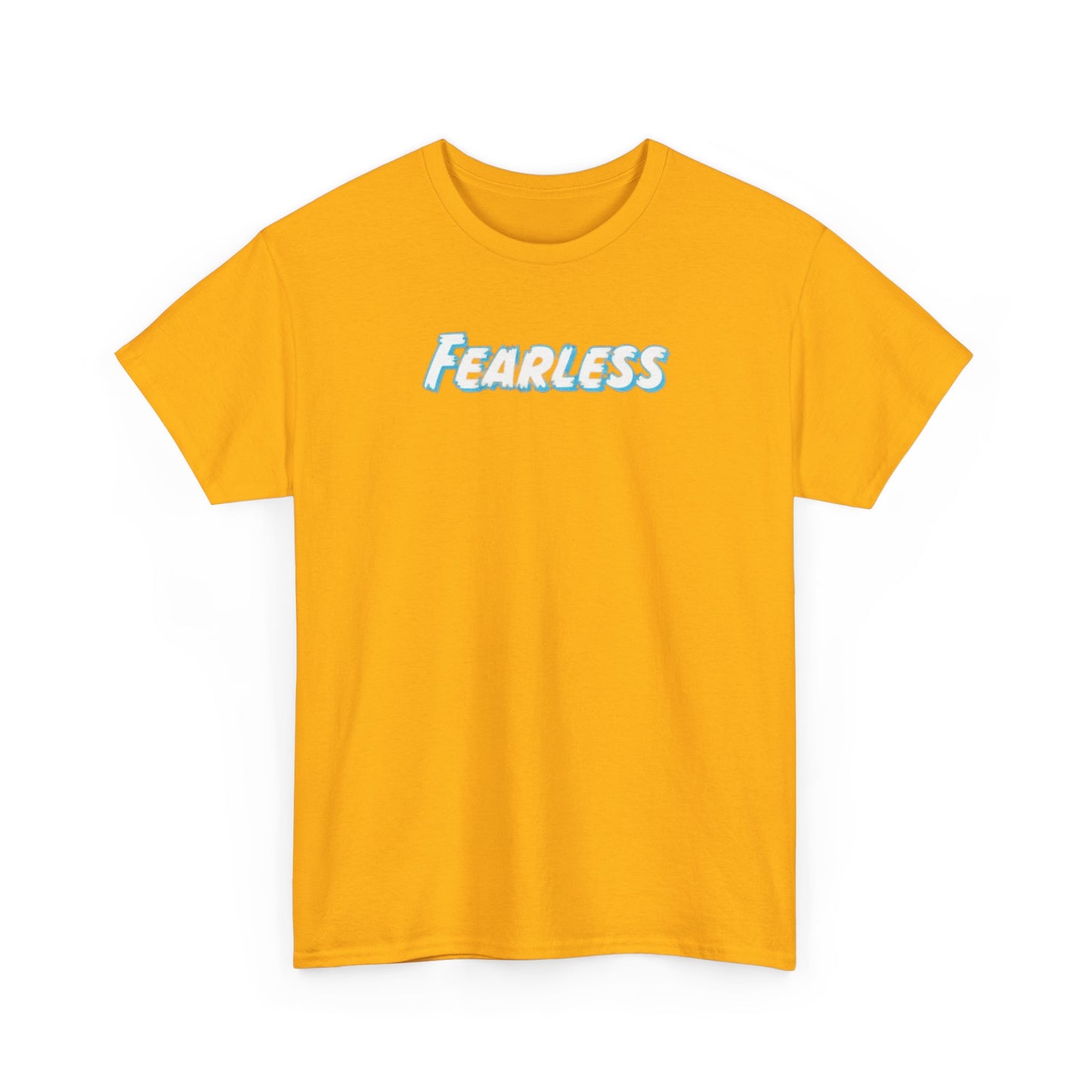 Fearless Unisex Heavy Cotton Tee - Empowerment Shirt, Gift for Friends, Casual Wear, Motivational Apparel, Birthday Present