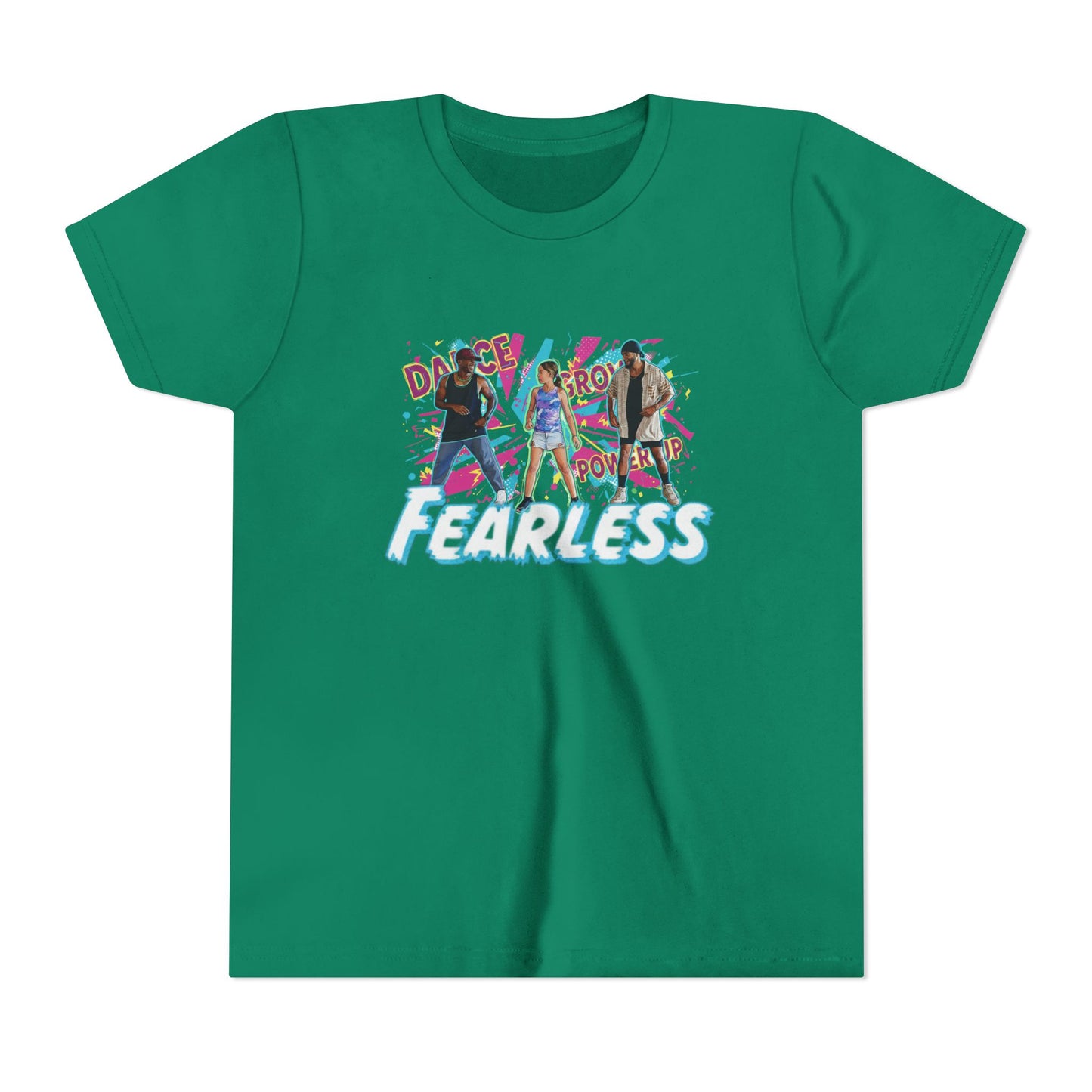 Ferless Empowerment Youth Tee, Girls Short Sleeve Shirt, Stylish Kid's Top, Inspiring Graphic Tee, Gift for Young Activists