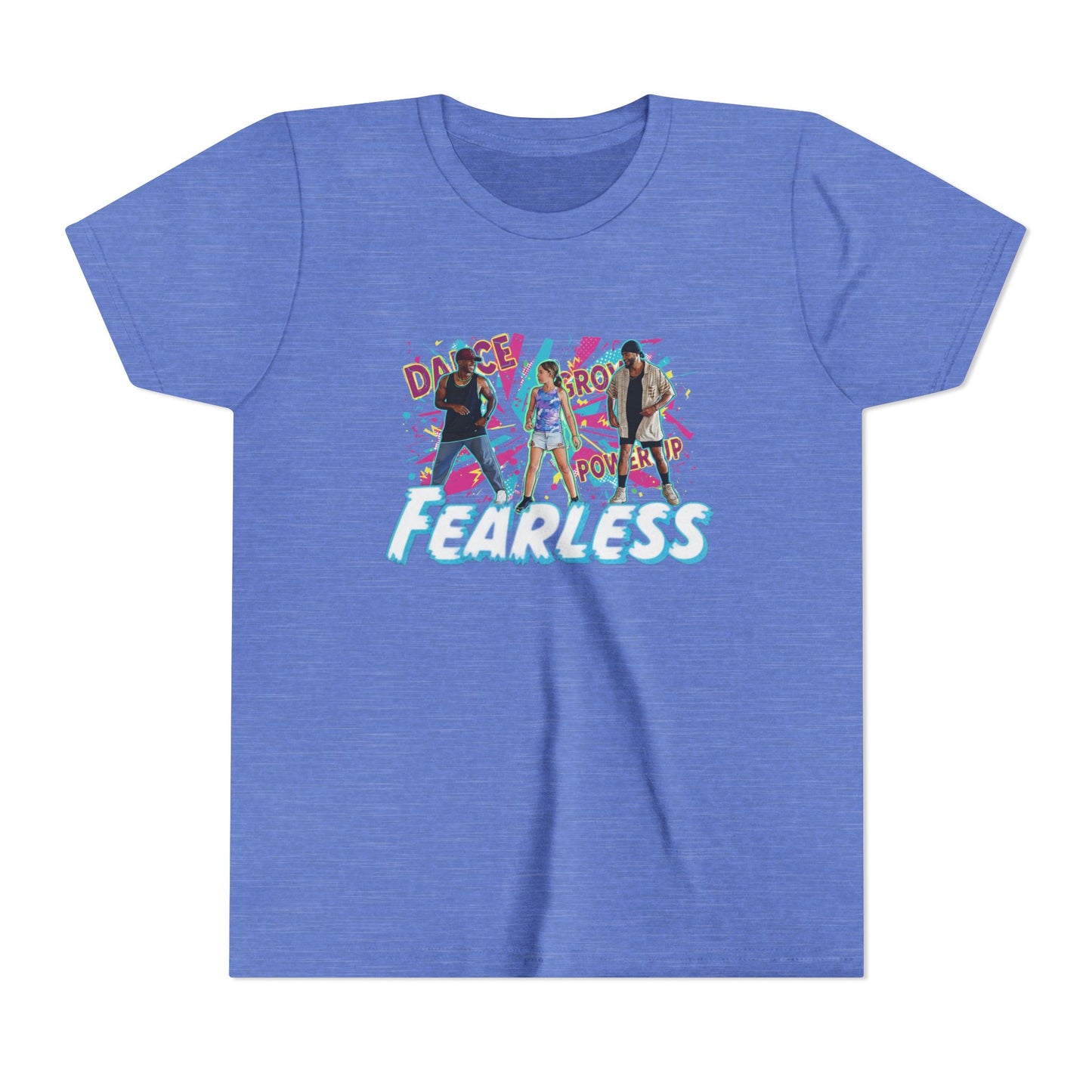 Ferless Empowerment Youth Tee, Girls Short Sleeve Shirt, Stylish Kid's Top, Inspiring Graphic Tee, Gift for Young Activists