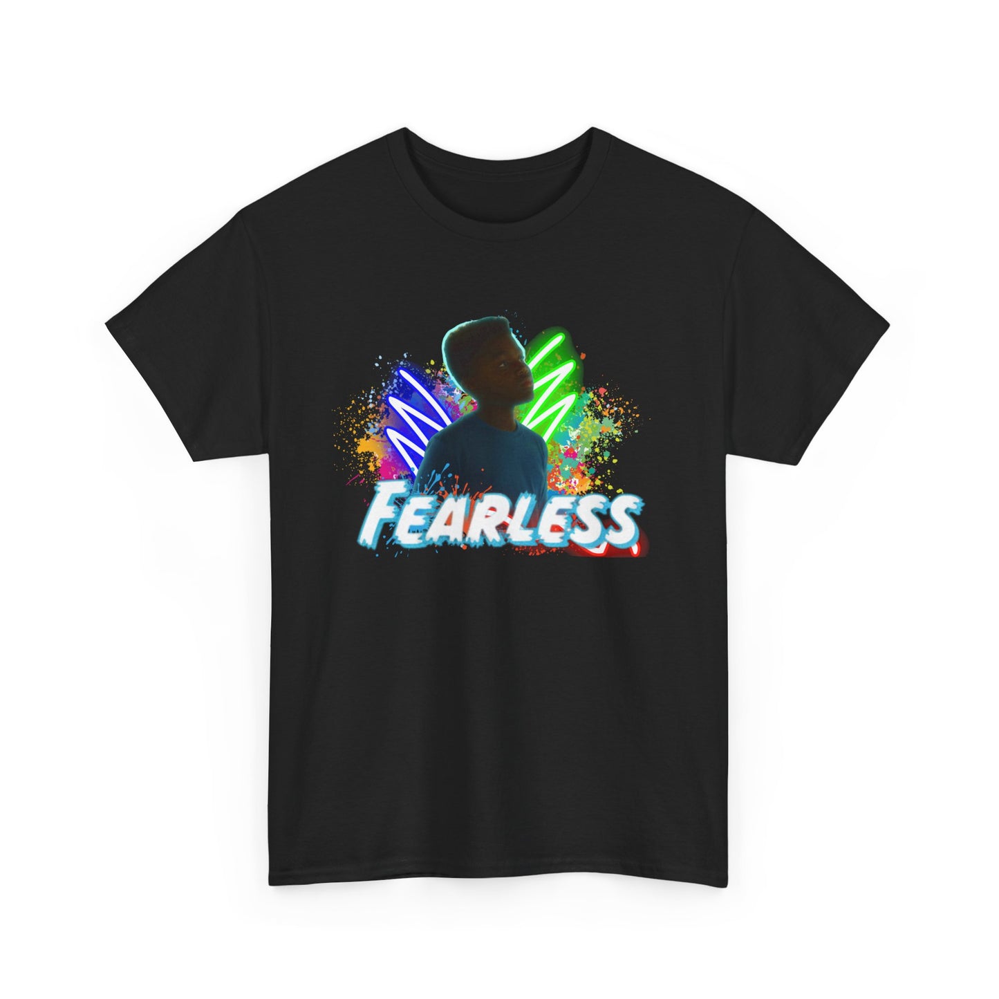 Fearless Unisex Heavy Cotton Tee - Motivational T-Shirt for Teens, Daily Wear, Gifts, Inspirational Clothing, Birthday Present
