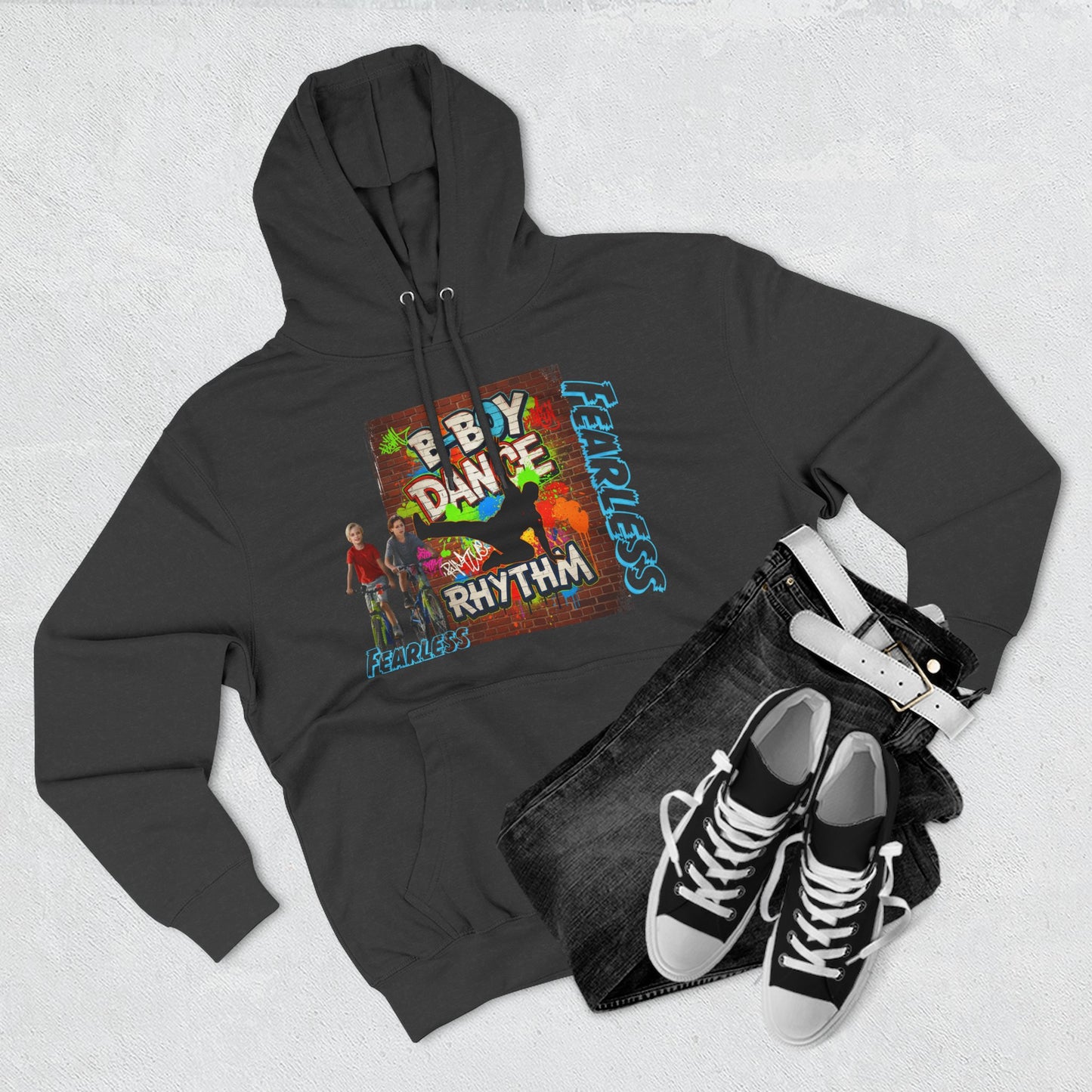 Vibrant Dance Hoodie, Dance Sweatshirt, Music Lovers Gift, Festival Attire, Youth Hoodie, Fun Casual Wear