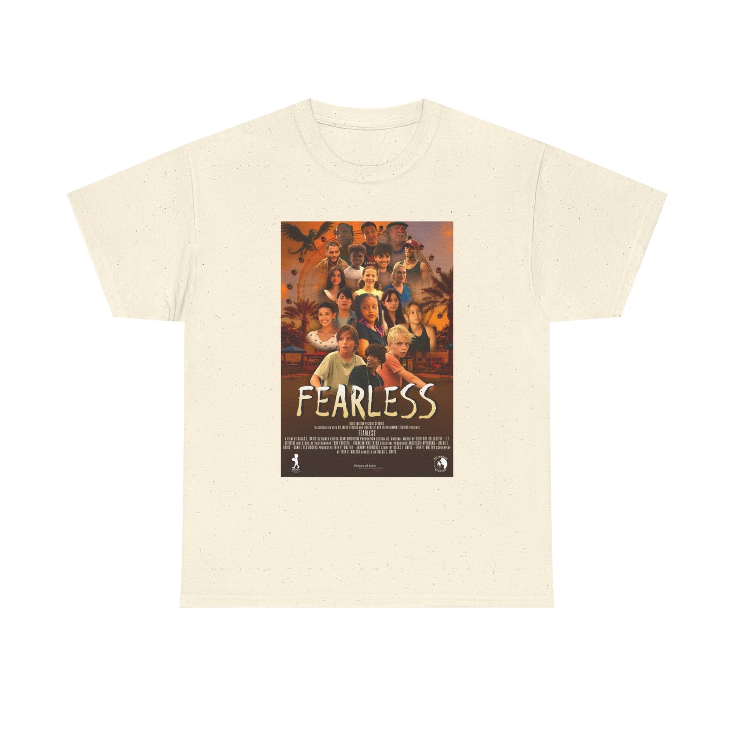 Fearless Vintage Heavy Cotton Tee - Retro Movie T-Shirt, Unisex Graphic Tee, Casual Wear, Gift for Film Lovers, Nostalgic Apparel
