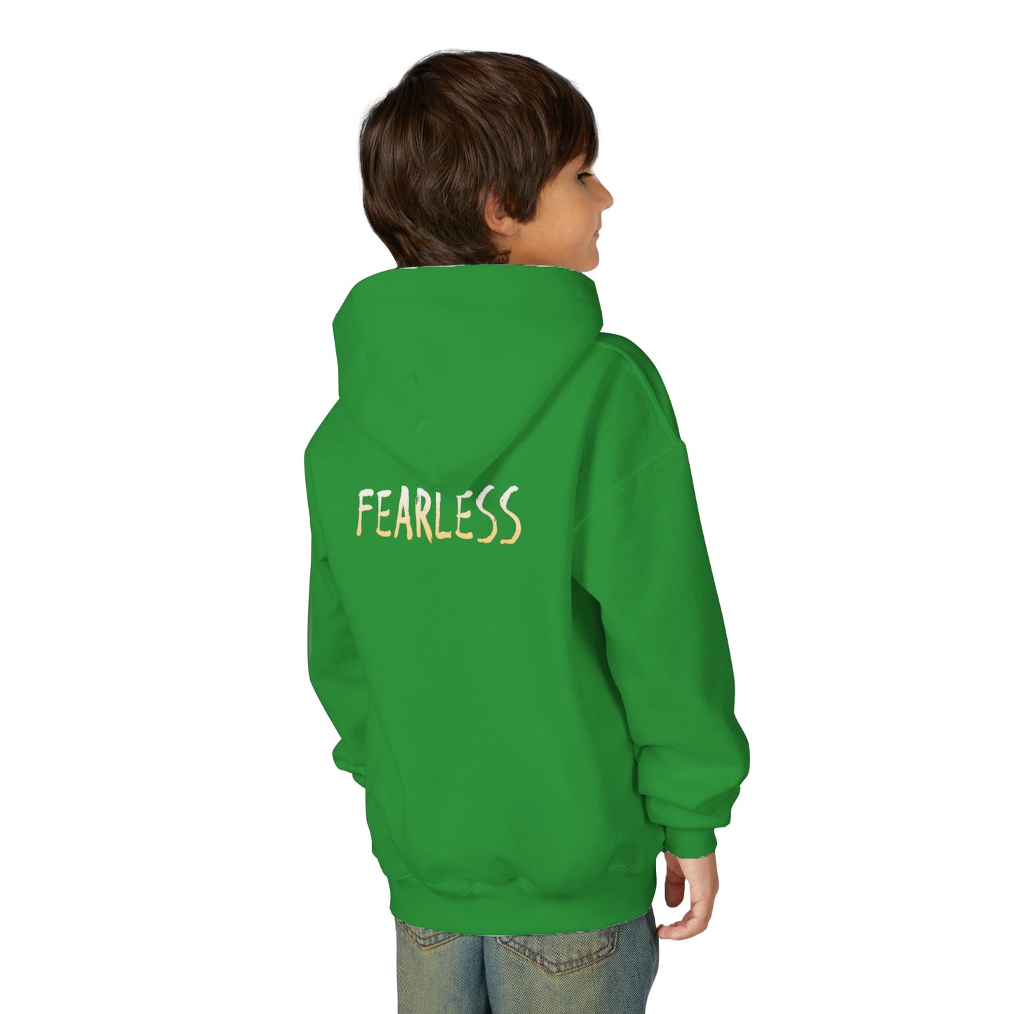 Fearless Family Fun Youth Sweatshirt | Cozy Gift for Kids | Family Gatherings | Trendy Fashion | Cool Kids Hoodie | Inspirational Apparel