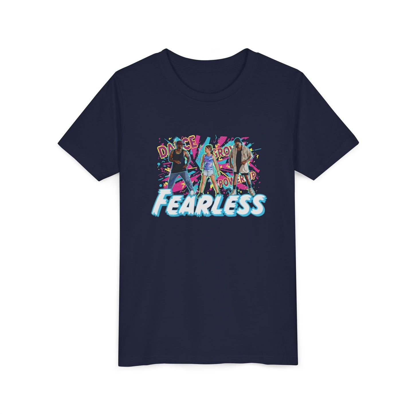 Ferless Empowerment Youth Tee, Girls Short Sleeve Shirt, Stylish Kid's Top, Inspiring Graphic Tee, Gift for Young Activists