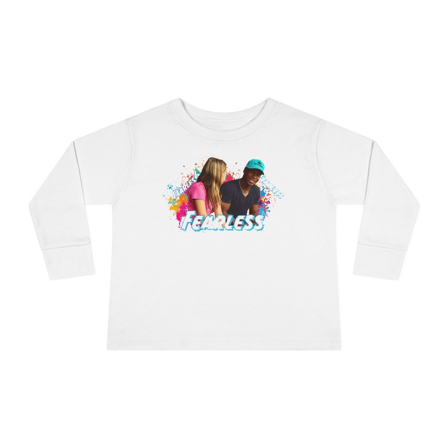 Colorful Toddler Long Sleeve Tee - Perfect for Playdates, Birthdays, Gender Neutral, Everyday Wear, Gift for Kids
