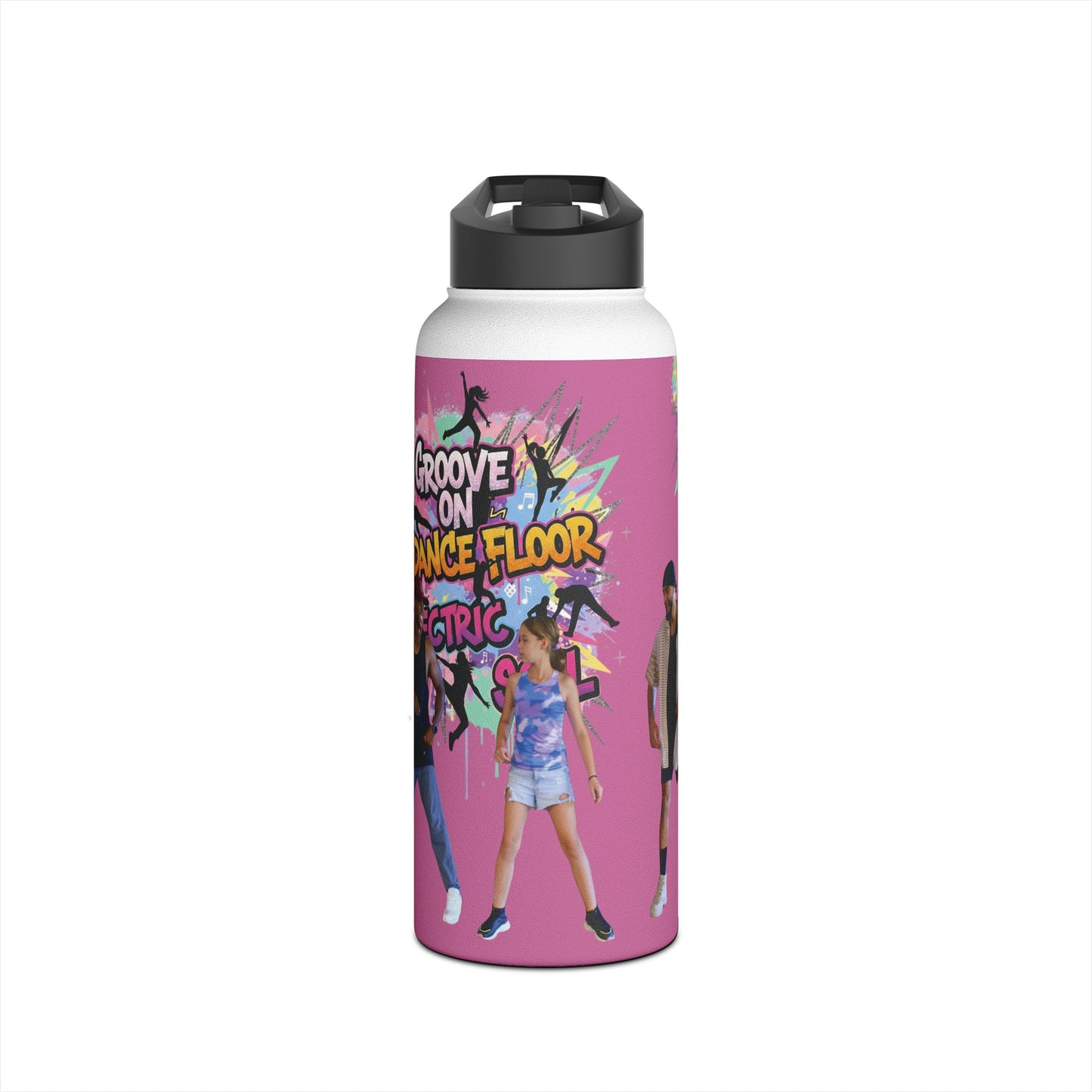 Dance-Inspired Stainless Steel Water Bottle, Groovy Water Bottle, Fearless Hydration Bottle, Eco-Friendly Drinkware, Fitness Gift