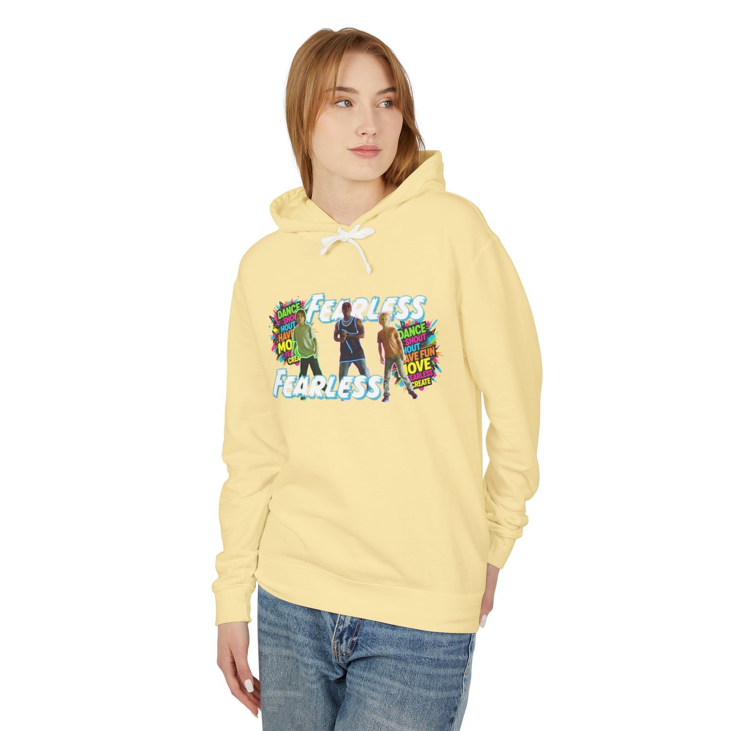 Flawless Vibe Hoodie, Unisex Lightweight Sweatshirt, Inspirational Gift, Casual Wear, Art Love Hoodie, Dance Celebration Apparel