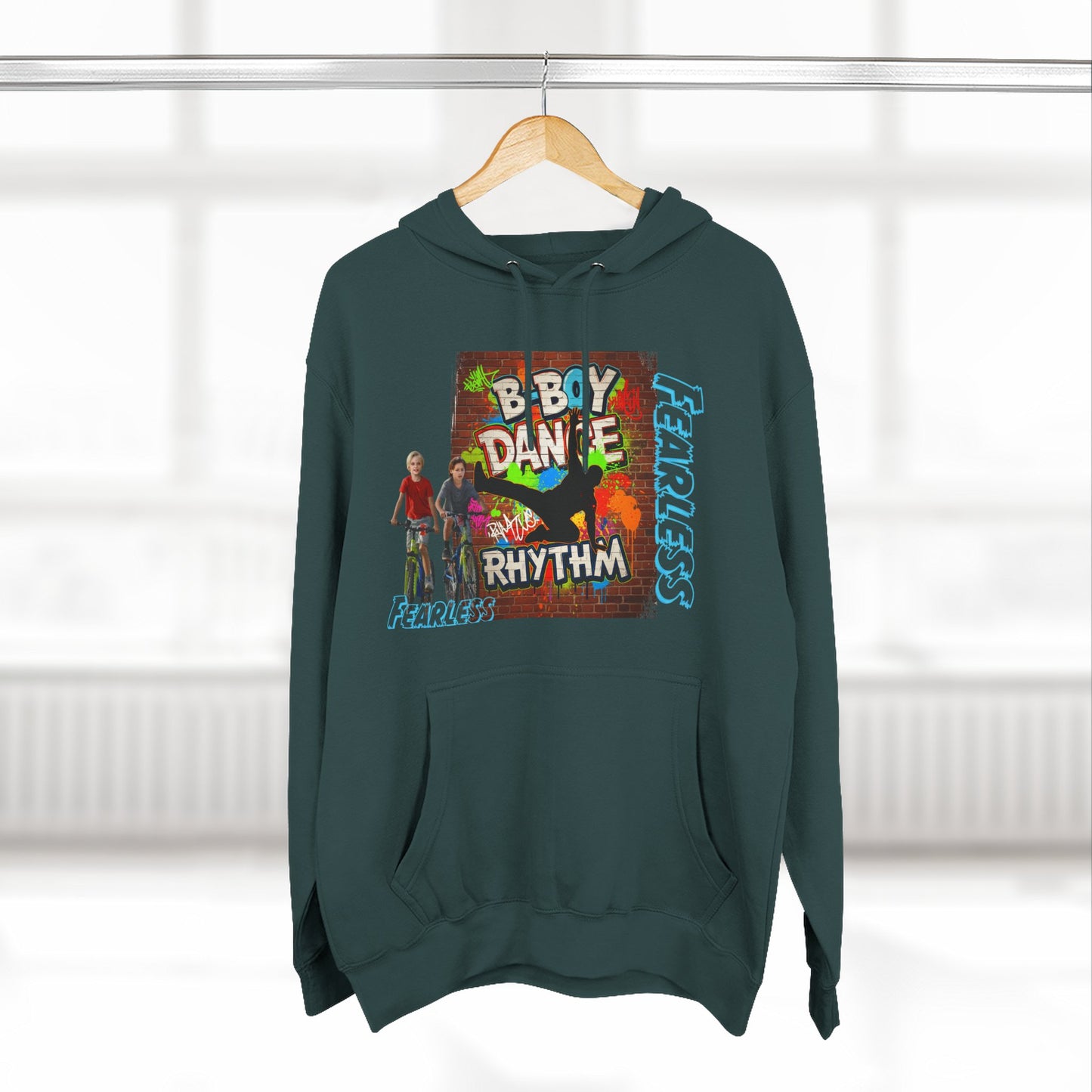 Vibrant Dance Hoodie, Dance Sweatshirt, Music Lovers Gift, Festival Attire, Youth Hoodie, Fun Casual Wear
