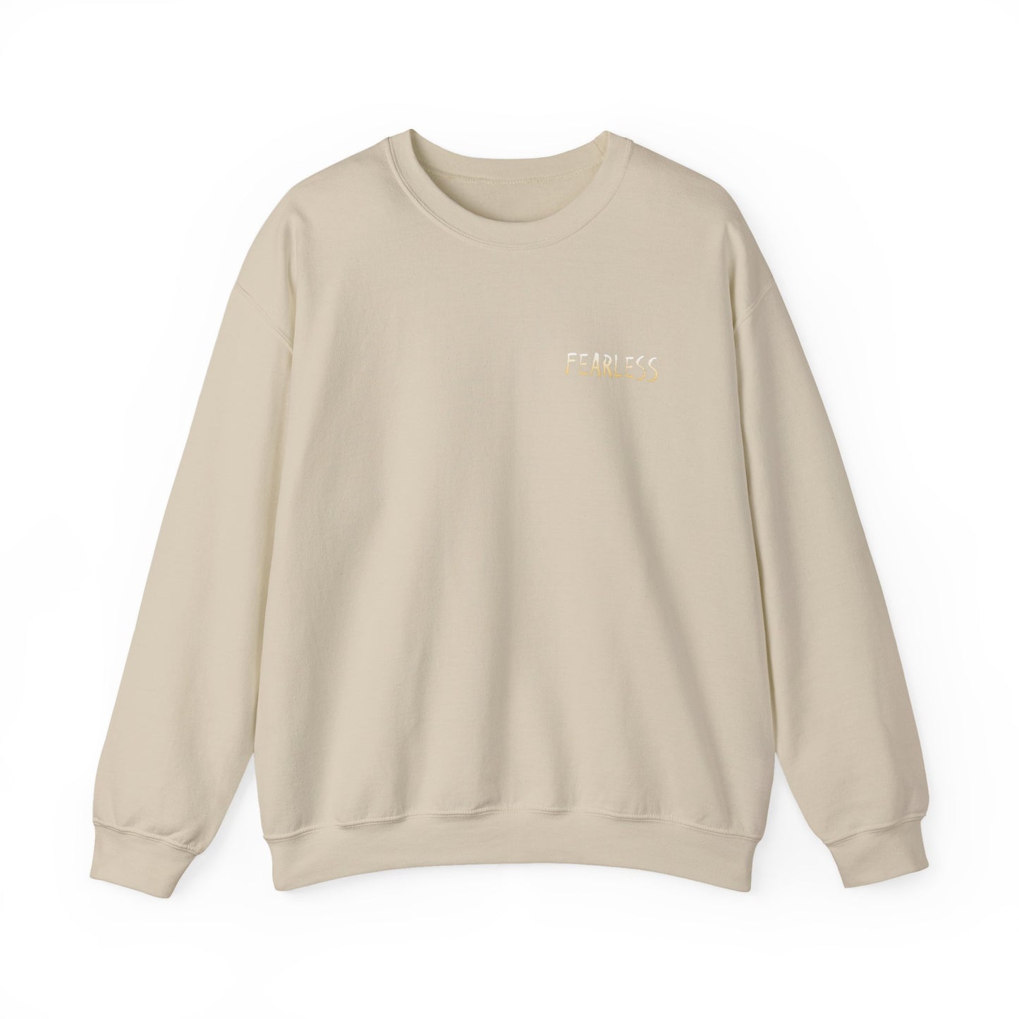 Fearless Crewneck Sweatshirt - Cozy Style for Bold Individuals, Unisex Pullover for Everyday Wear, Gift for Friends & Family