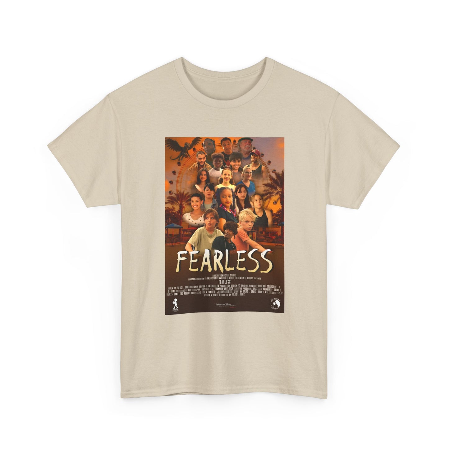 Fearless Vintage Heavy Cotton Tee - Retro Movie T-Shirt, Unisex Graphic Tee, Casual Wear, Gift for Film Lovers, Nostalgic Apparel