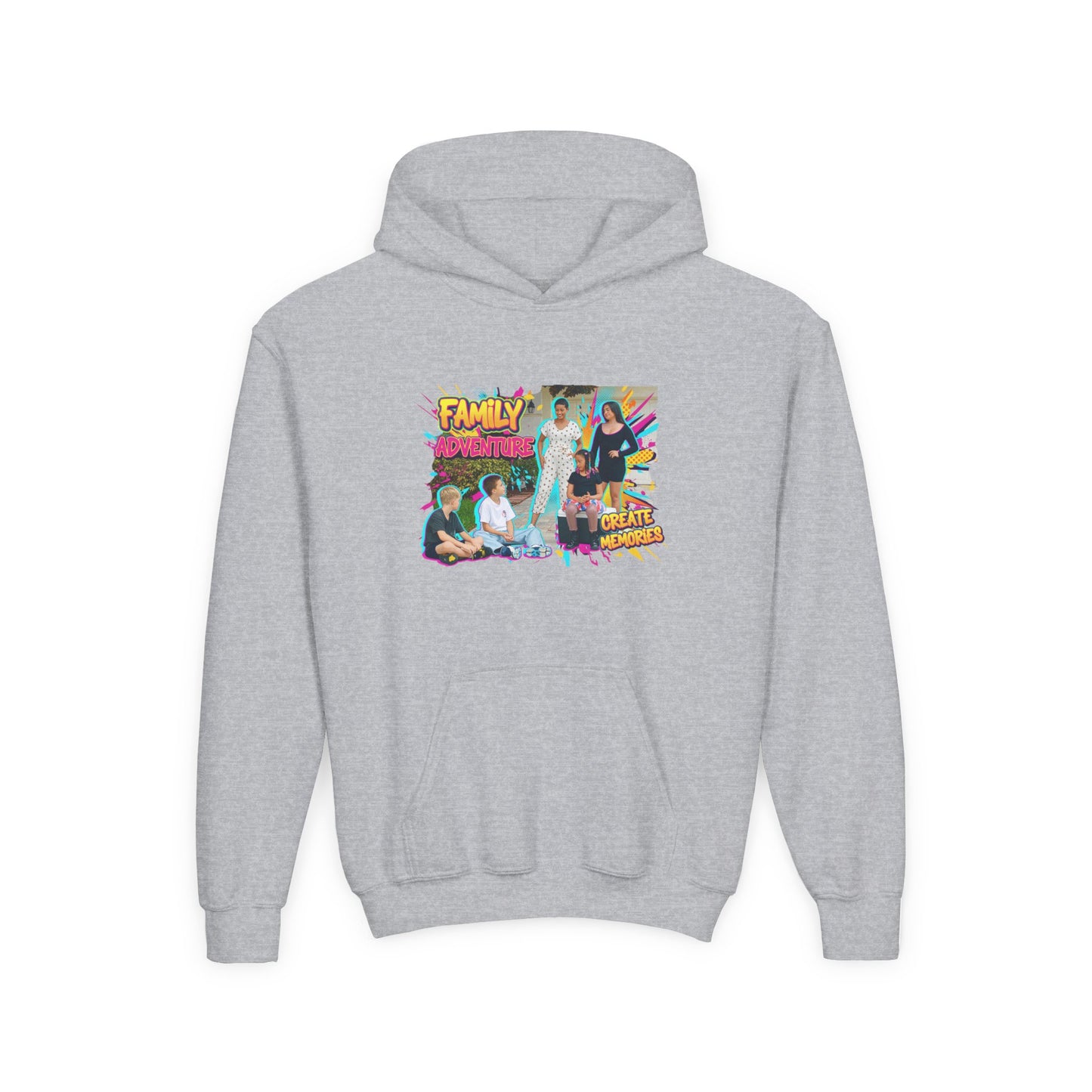 Fearless Family Fun Youth Sweatshirt | Cozy Gift for Kids | Family Gatherings | Trendy Fashion | Cool Kids Hoodie | Inspirational Apparel
