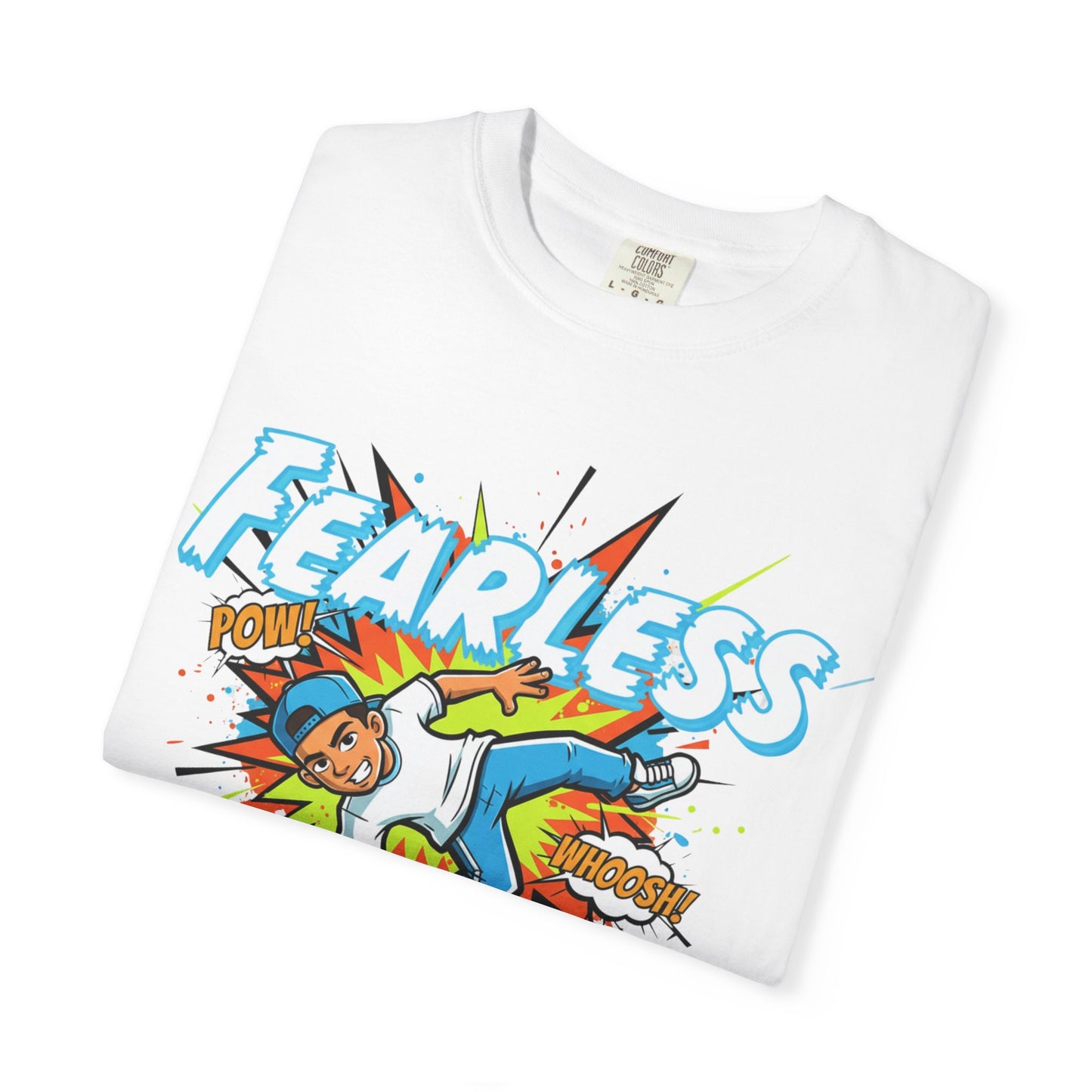 Fearless Graphic Unisex T-Shirt - Bold Streetwear, Summer Casual, Gift for Kids, Adventure Lovers, Empowering Tees