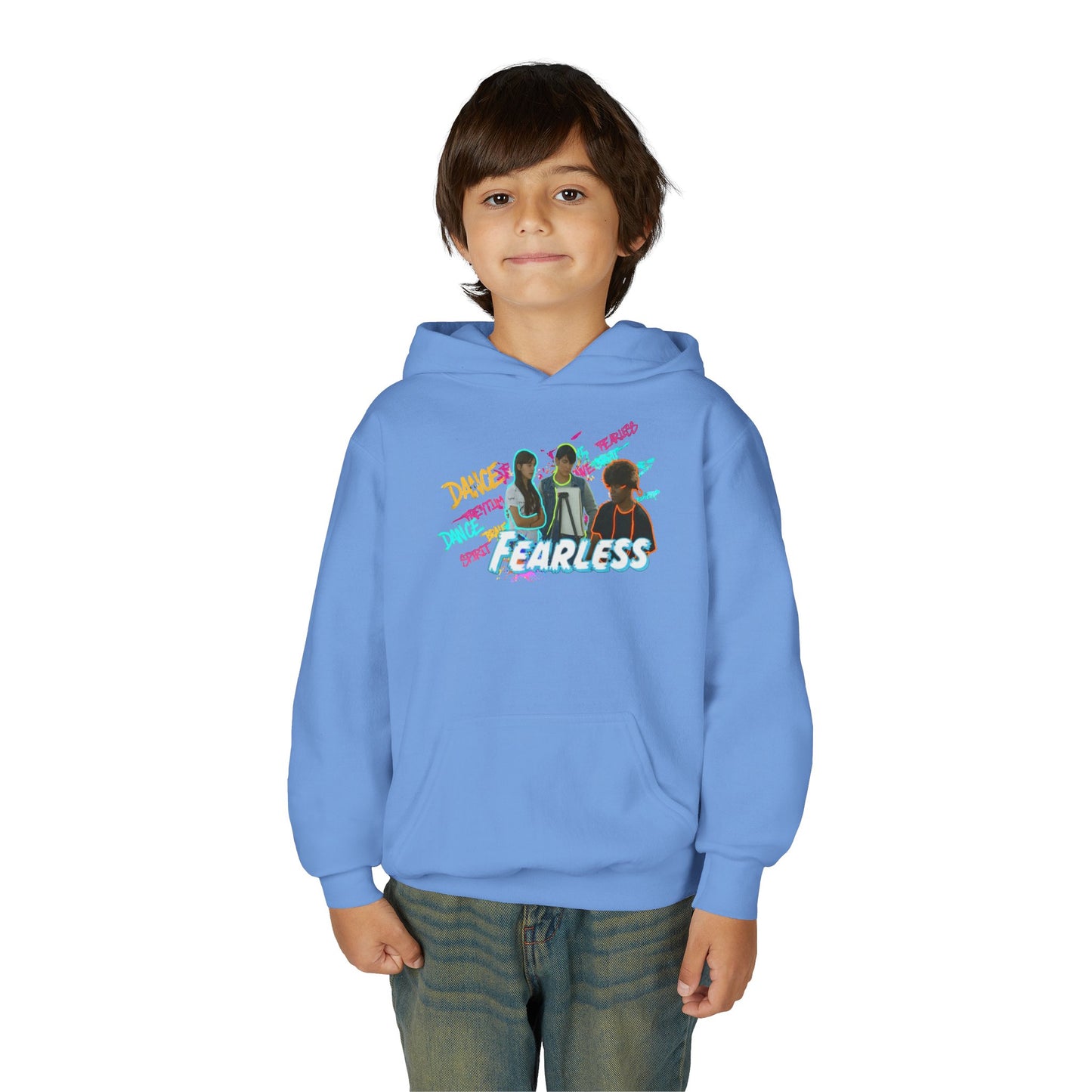 Youth Fearless Hoodie - Trendy Sweatshirt for Dance Enthusiasts, Perfect Gift for Kids, Cozy Layer, Birthday Present, Dance Team Gear