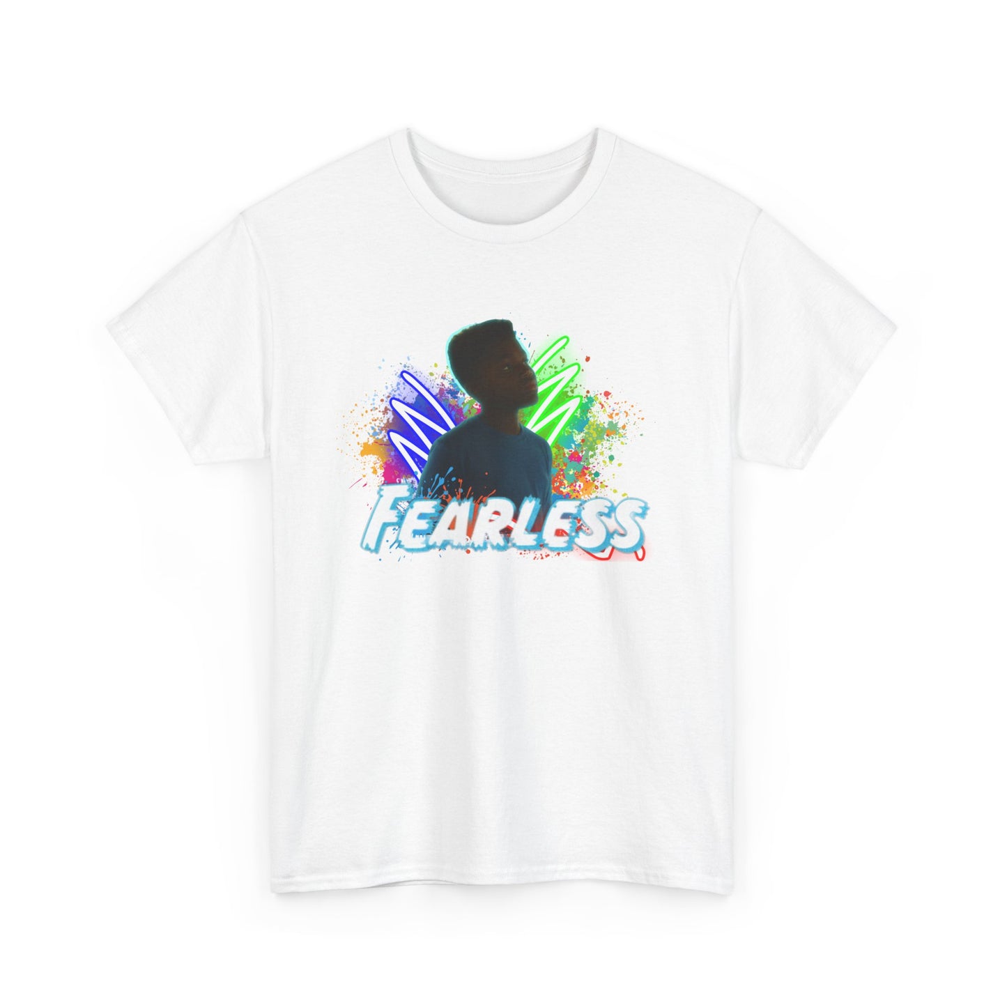 Fearless Unisex Heavy Cotton Tee - Motivational T-Shirt for Teens, Daily Wear, Gifts, Inspirational Clothing, Birthday Present