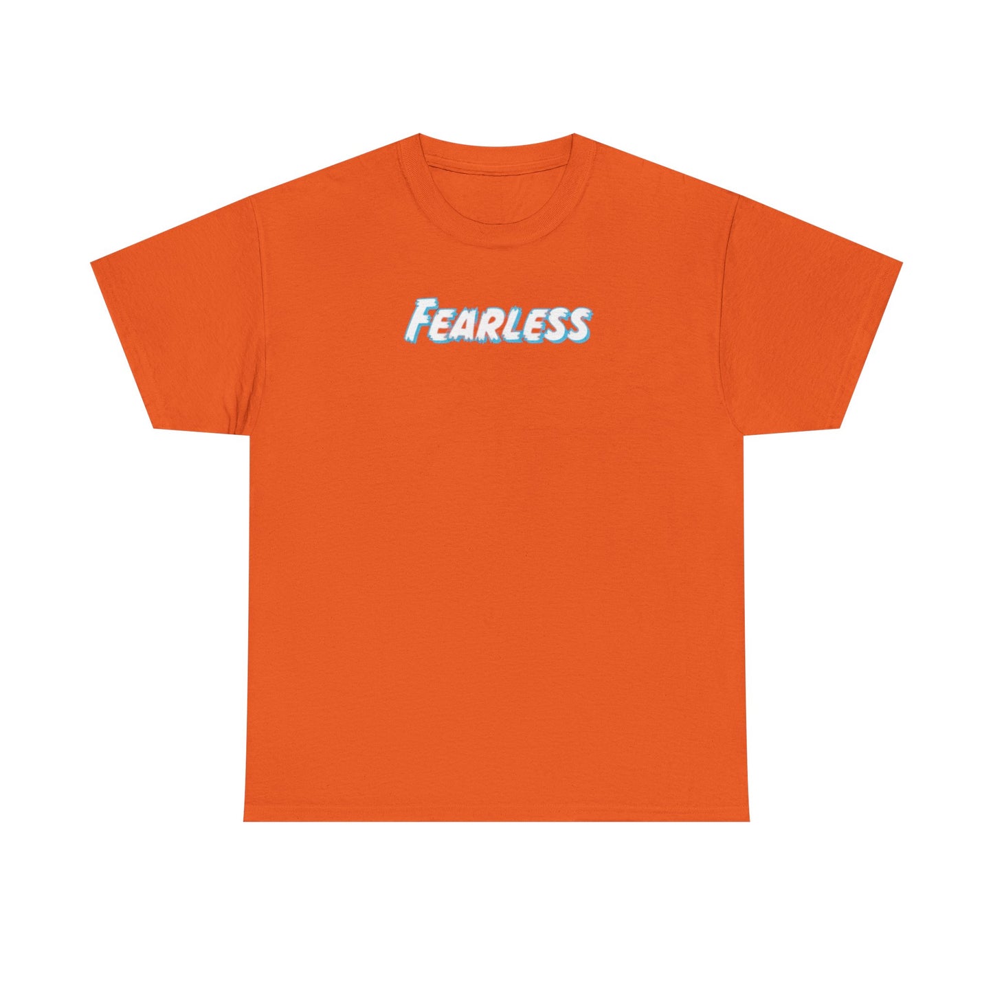 Fearless Unisex Heavy Cotton Tee - Empowerment Shirt, Gift for Friends, Casual Wear, Motivational Apparel, Birthday Present