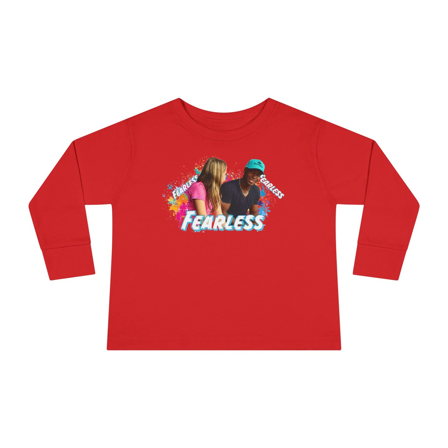 Colorful Toddler Long Sleeve Tee - Perfect for Playdates, Birthdays, Gender Neutral, Everyday Wear, Gift for Kids