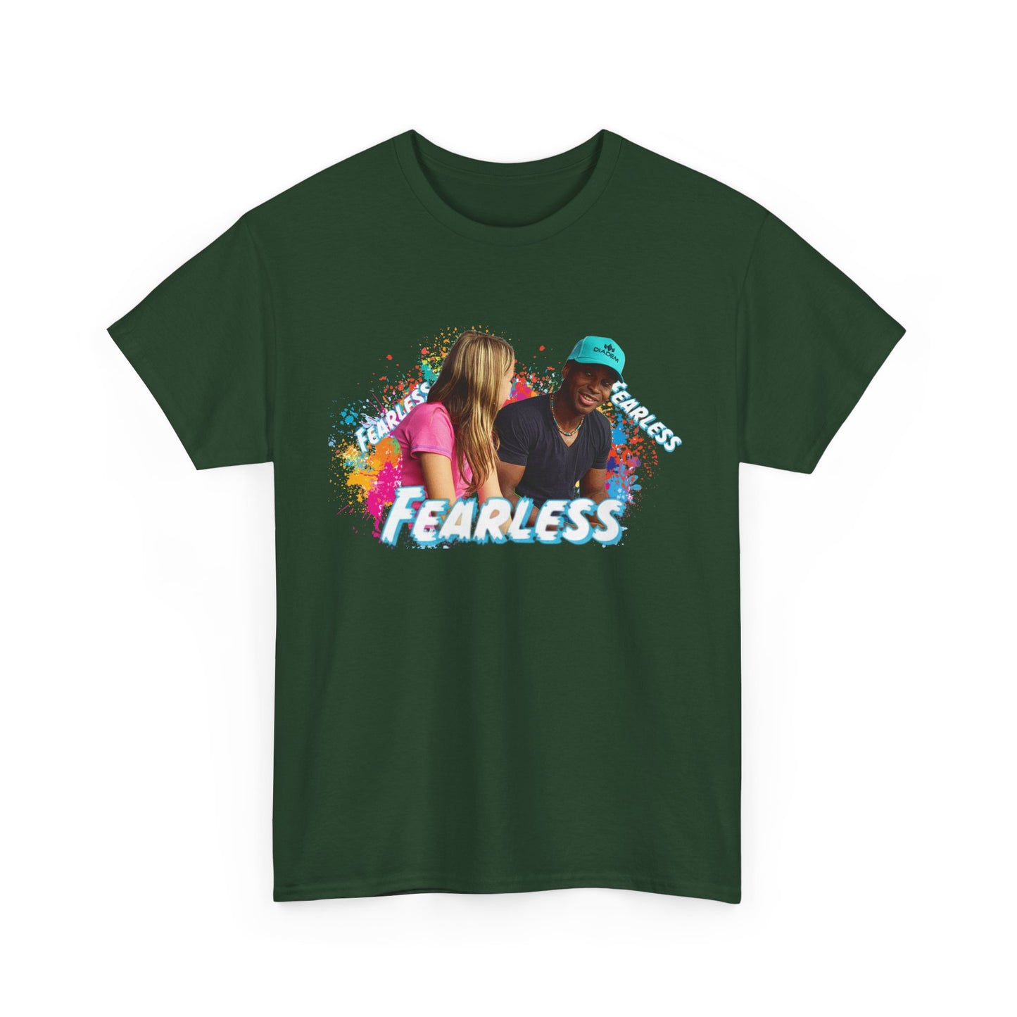 Fearless Unisex Heavy Cotton Tee, Bold Graphic Tee, Casual Wear, Gift for Friends, Motivational Shirt, Everyday Essentials