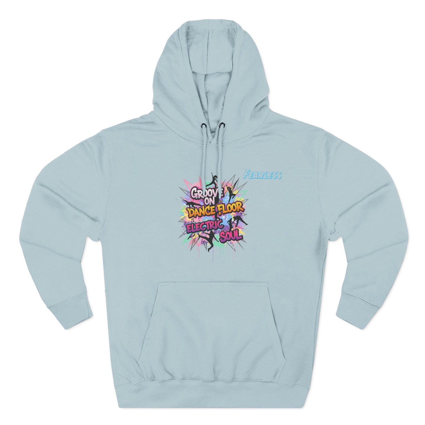 Groovy Dance Floor Fleece Hoodie, Unisex Casual Hoodie, Comfort Wear, Party Apparel, Gift for Dancers, Chill Nights Outfit