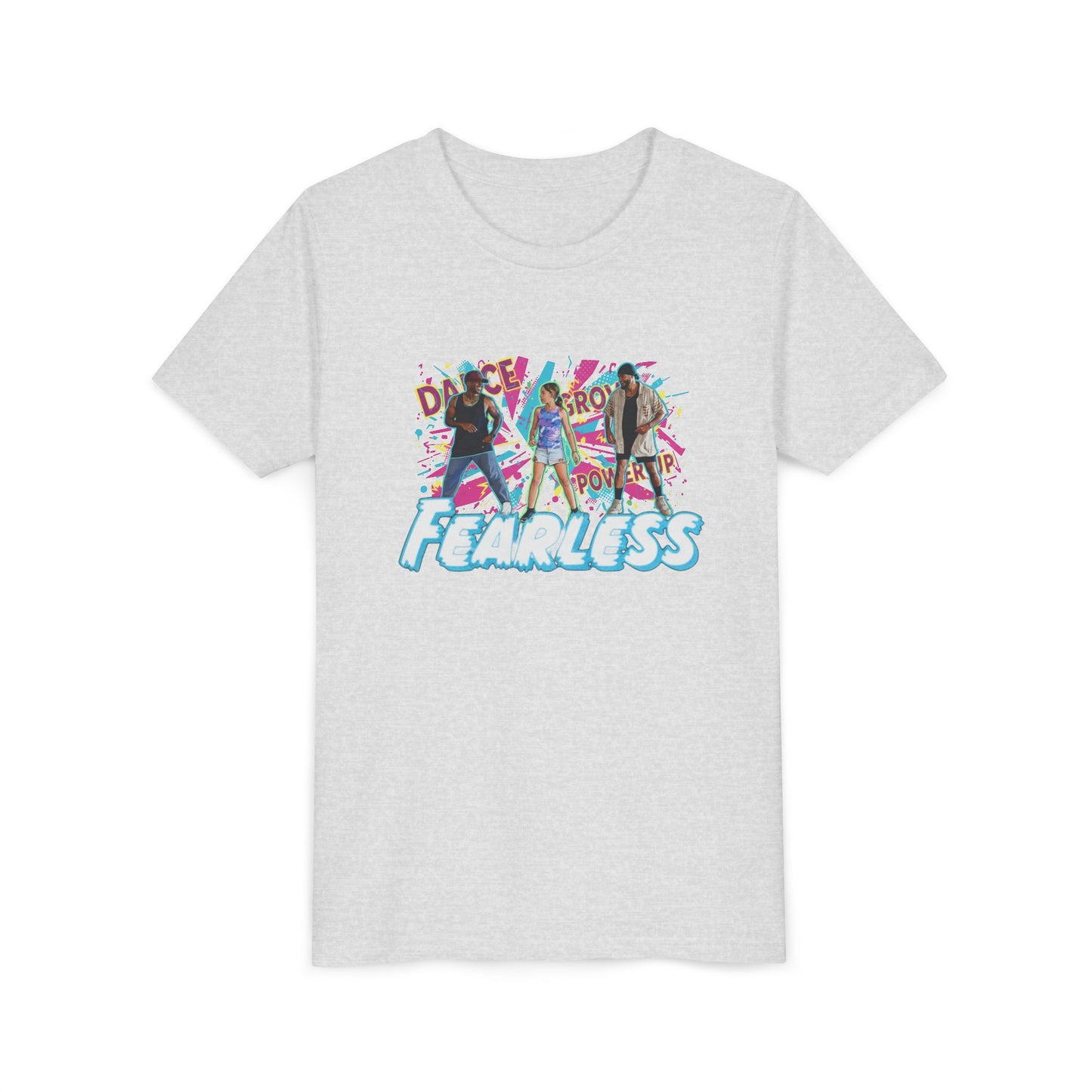Ferless Empowerment Youth Tee, Girls Short Sleeve Shirt, Stylish Kid's Top, Inspiring Graphic Tee, Gift for Young Activists