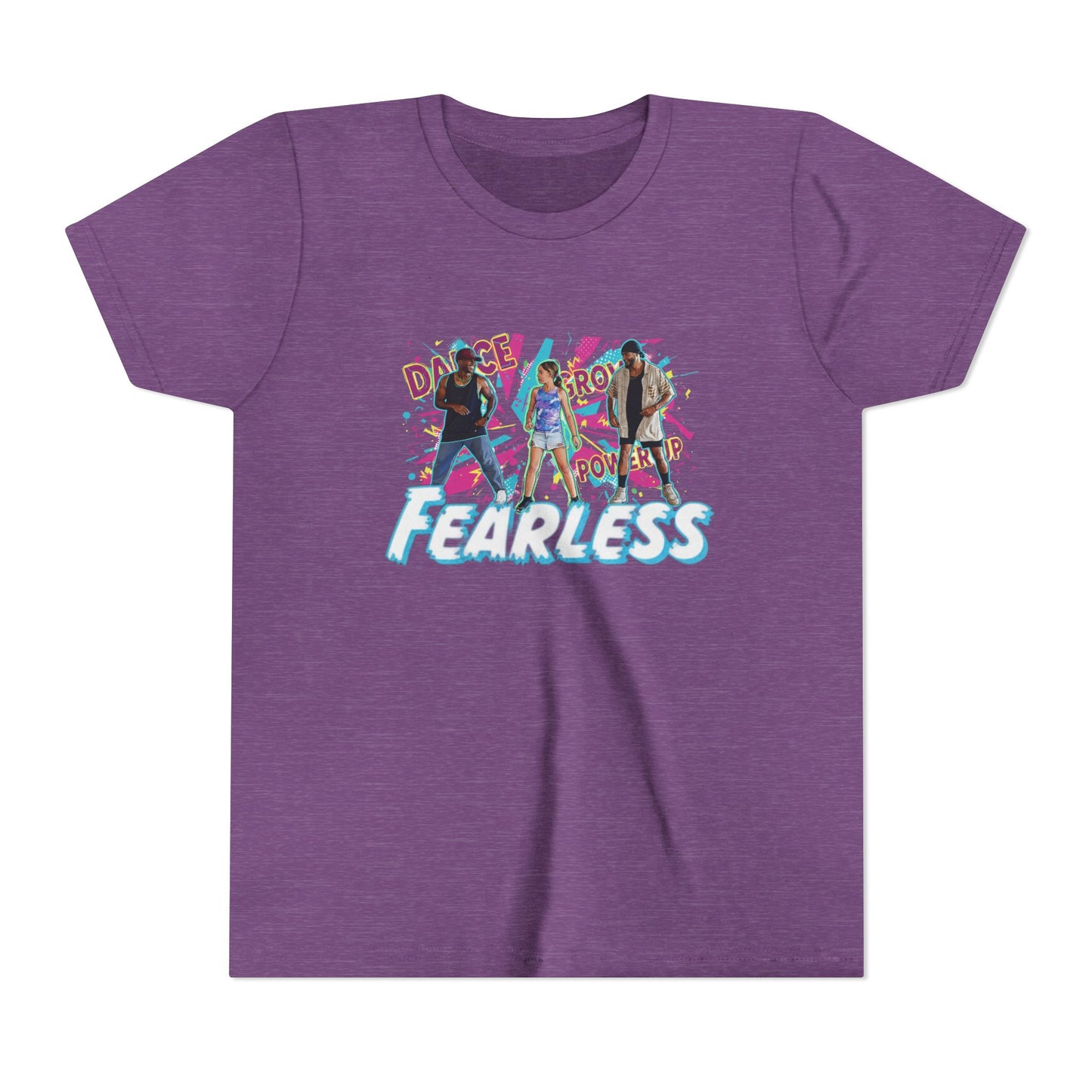 Ferless Empowerment Youth Tee, Girls Short Sleeve Shirt, Stylish Kid's Top, Inspiring Graphic Tee, Gift for Young Activists