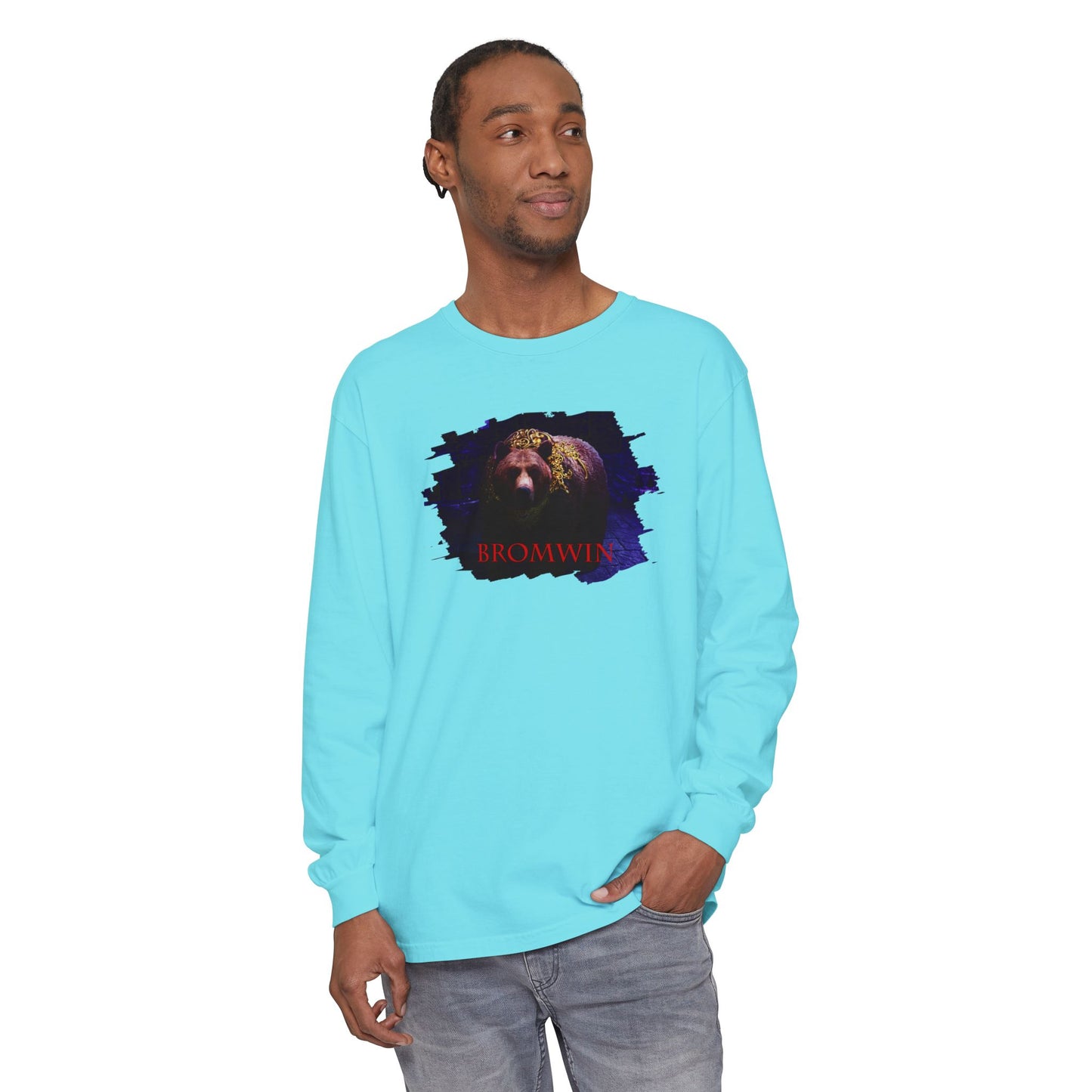 Unisex Garment-dyed Long Sleeve T-Shirt