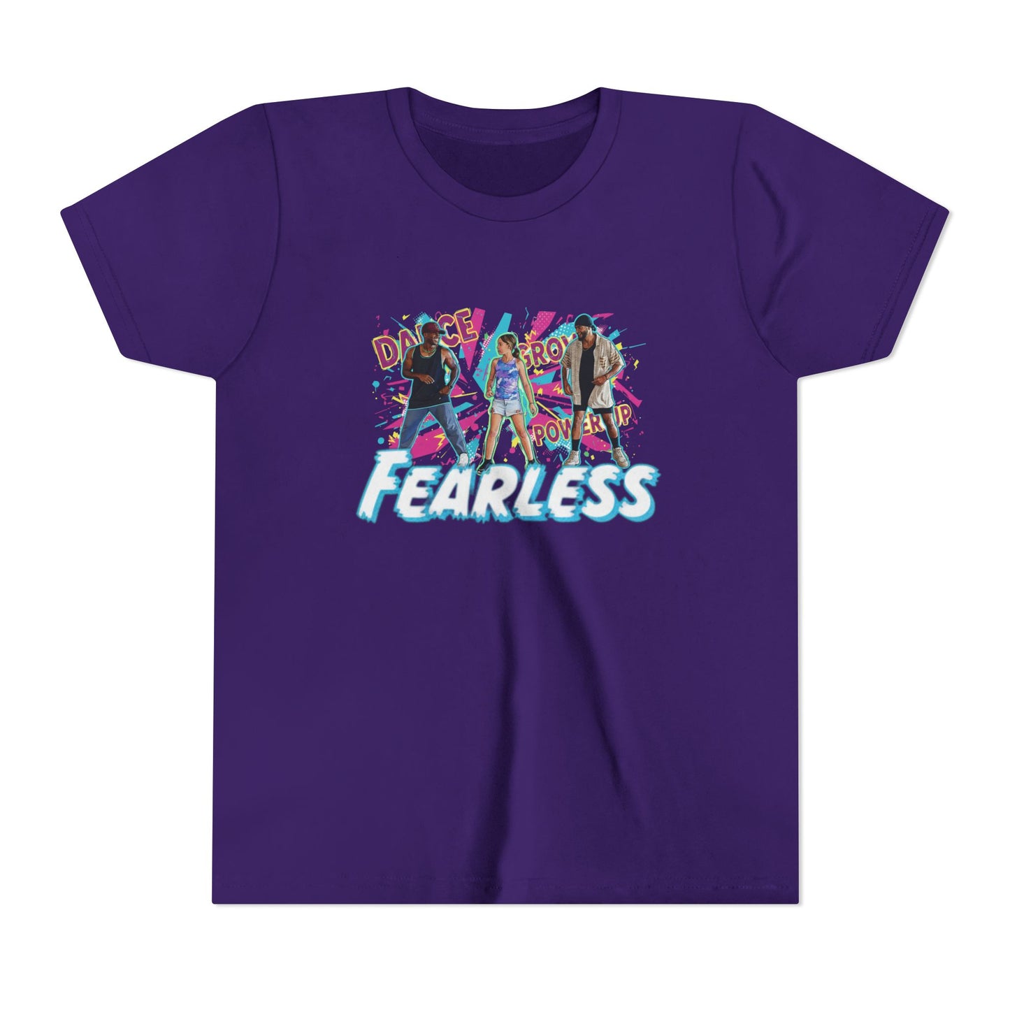 Ferless Empowerment Youth Tee, Girls Short Sleeve Shirt, Stylish Kid's Top, Inspiring Graphic Tee, Gift for Young Activists