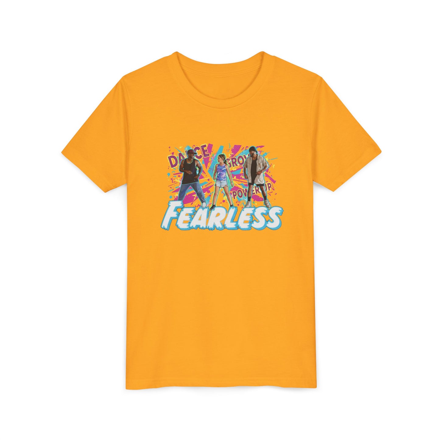 Ferless Empowerment Youth Tee, Girls Short Sleeve Shirt, Stylish Kid's Top, Inspiring Graphic Tee, Gift for Young Activists