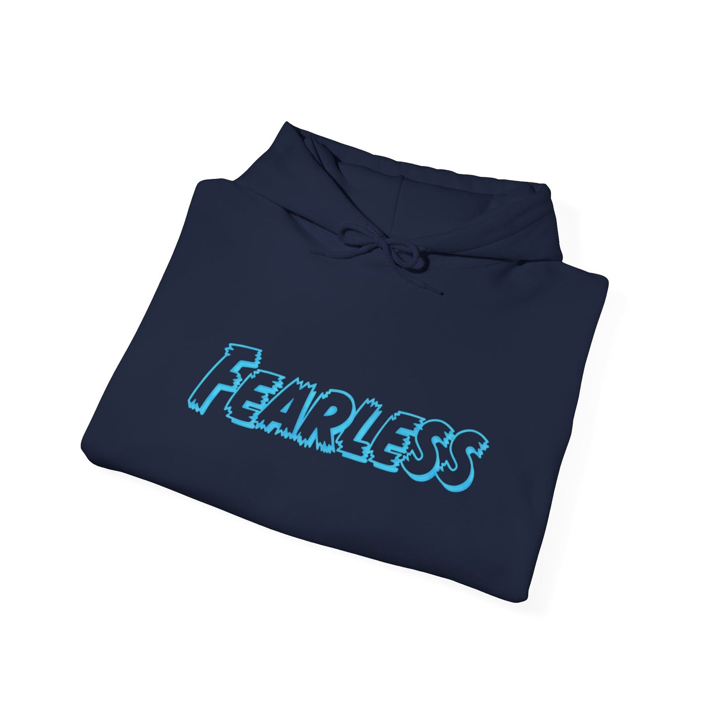 Fearless Unisex Hooded Sweatshirt, Inspirational Hoodie for Everyday, Casual Wear, Gift for Friends, Motivational Apparel