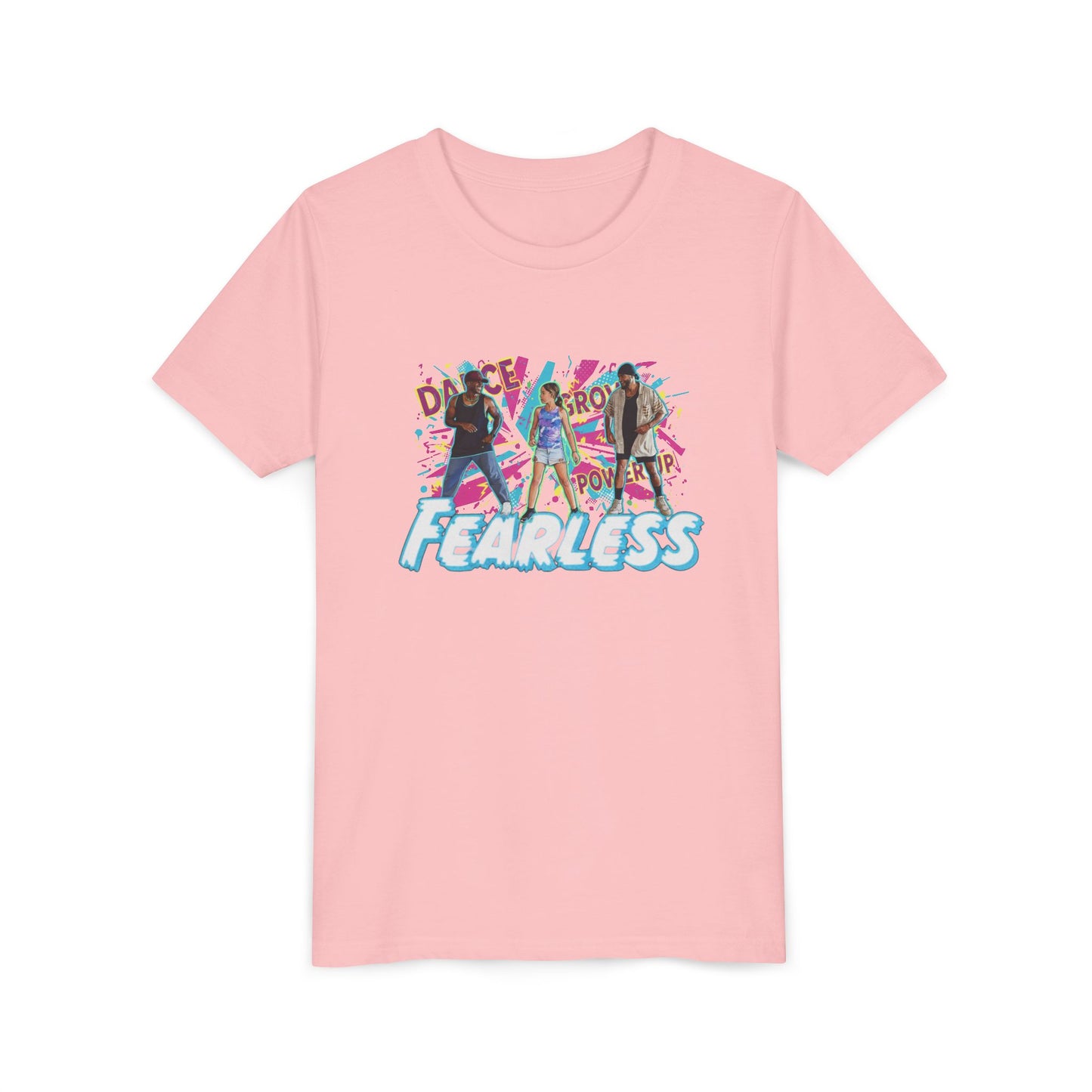 Ferless Empowerment Youth Tee, Girls Short Sleeve Shirt, Stylish Kid's Top, Inspiring Graphic Tee, Gift for Young Activists