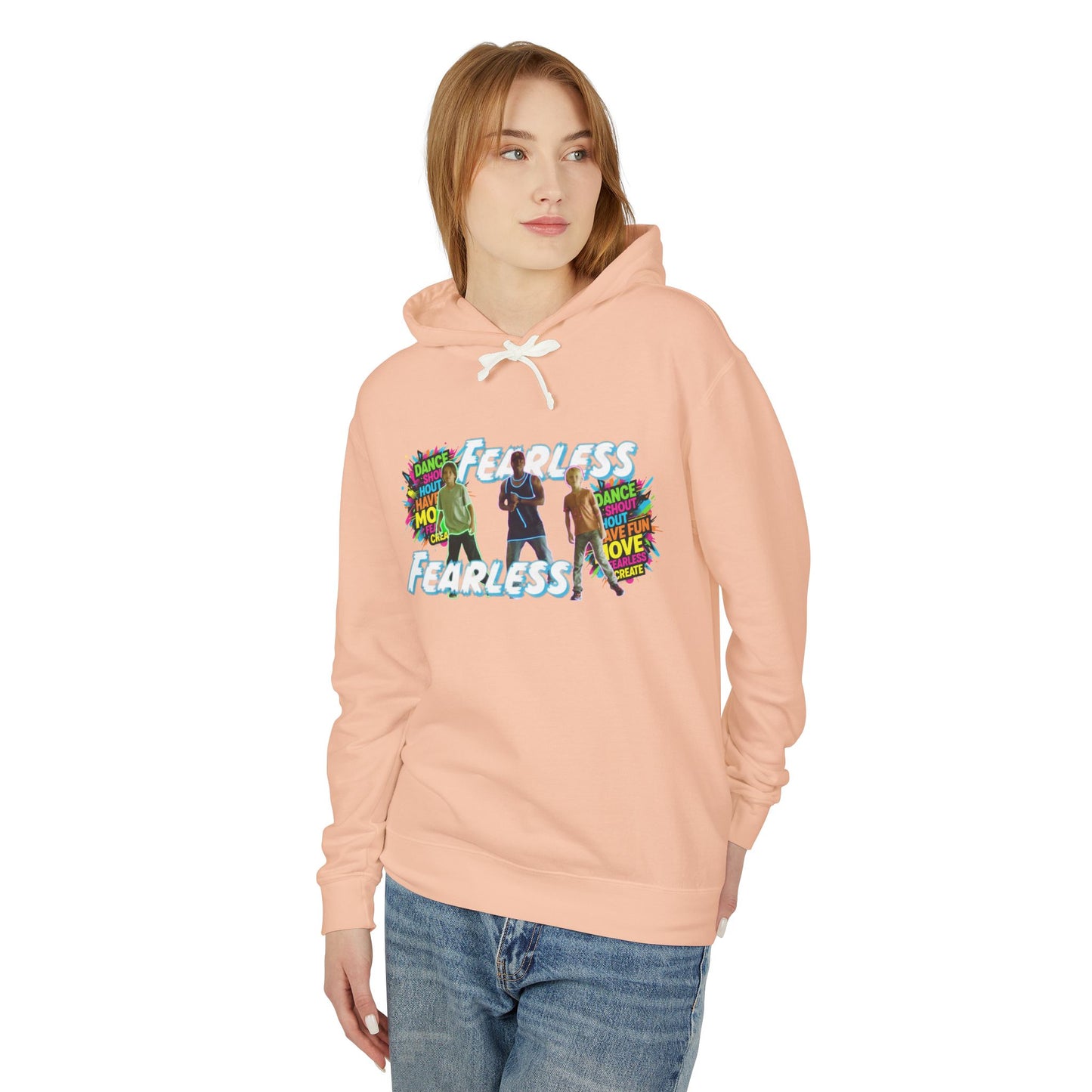 Flawless Vibe Hoodie, Unisex Lightweight Sweatshirt, Inspirational Gift, Casual Wear, Art Love Hoodie, Dance Celebration Apparel