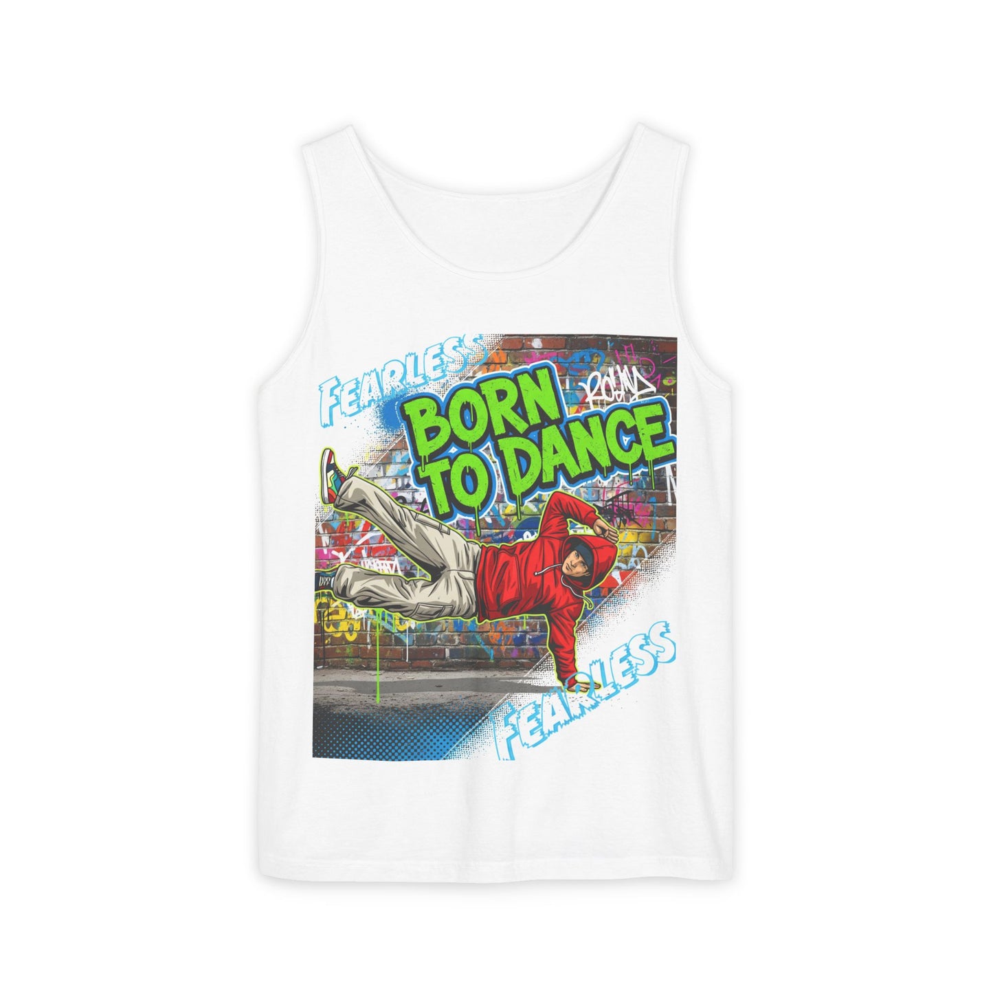 Born to Dance Unisex Tank Top - Fearless Graphic Dance Apparel, Summer Activewear, Gift for Dancers, Trendy Streetwear, Party Outfit