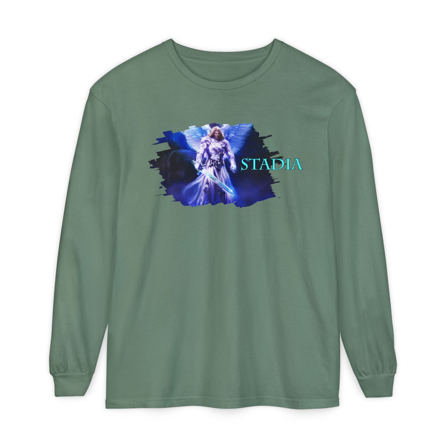 Unisex Garment-dyed Long Sleeve T-Shirt