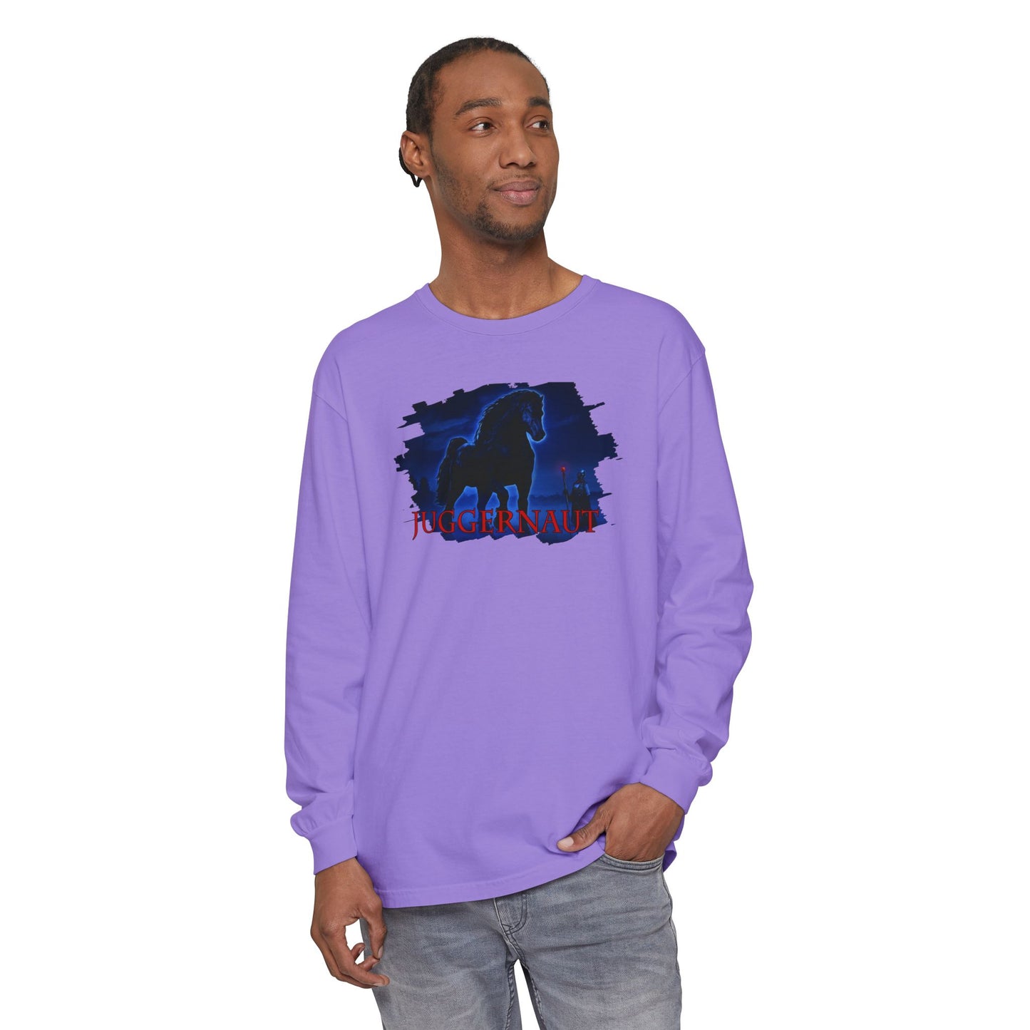 Unisex Garment-dyed Long Sleeve T-Shirt
