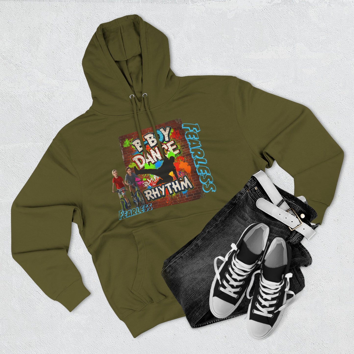 Vibrant Dance Hoodie, Dance Sweatshirt, Music Lovers Gift, Festival Attire, Youth Hoodie, Fun Casual Wear