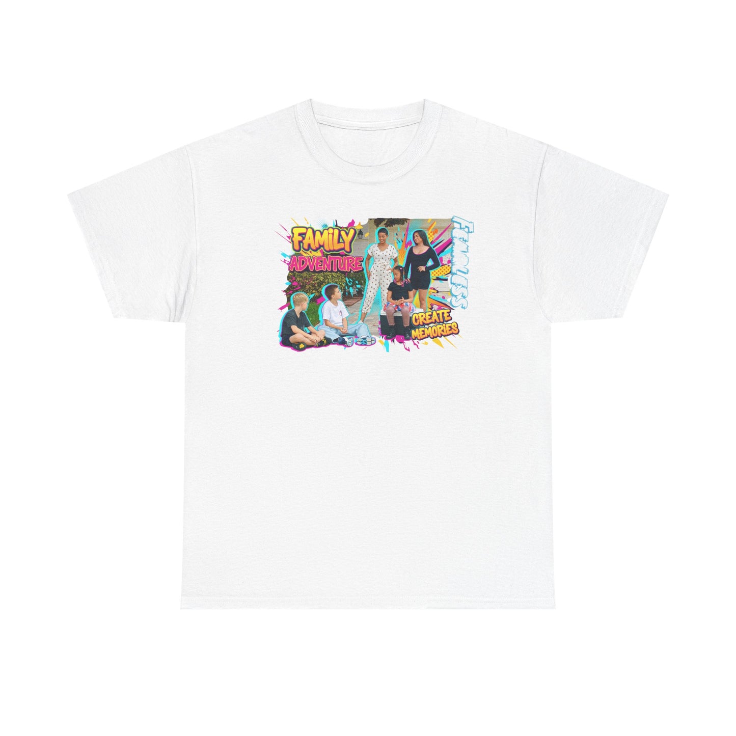 Family Adventure Unisex Heavy Cotton Tee, Casual Wear, Birthday Gift, Family Reunion Shirt, Fun Summer Tee, Unique Graphic Tee