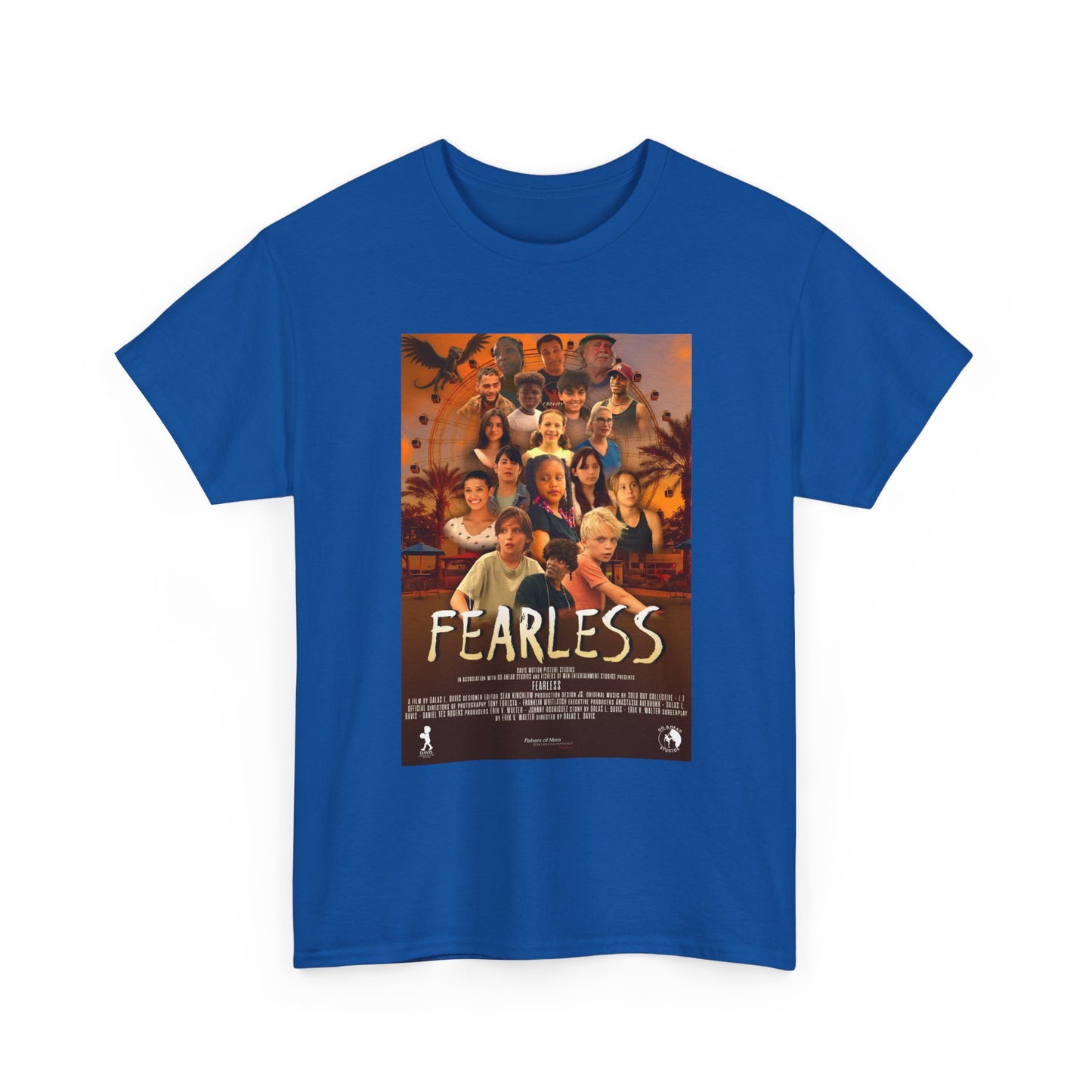 Fearless Vintage Heavy Cotton Tee - Retro Movie T-Shirt, Unisex Graphic Tee, Casual Wear, Gift for Film Lovers, Nostalgic Apparel