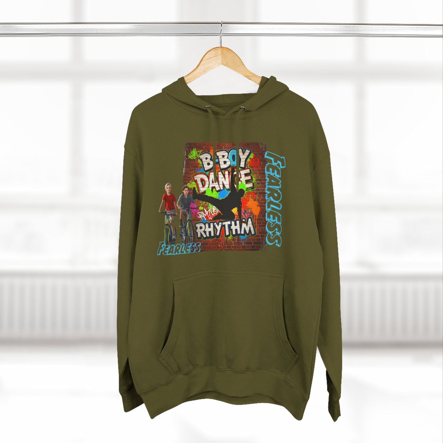 Vibrant Dance Hoodie, Dance Sweatshirt, Music Lovers Gift, Festival Attire, Youth Hoodie, Fun Casual Wear