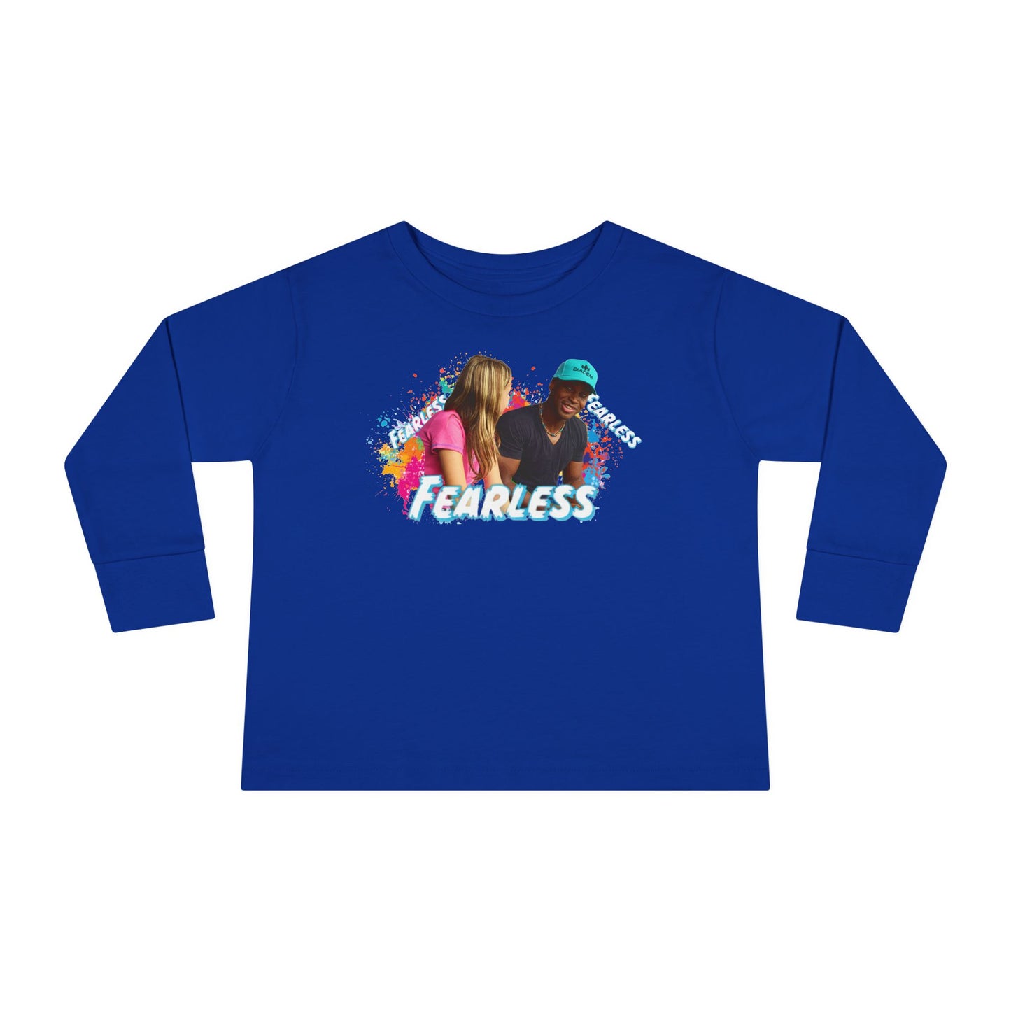 Colorful Toddler Long Sleeve Tee - Perfect for Playdates, Birthdays, Gender Neutral, Everyday Wear, Gift for Kids