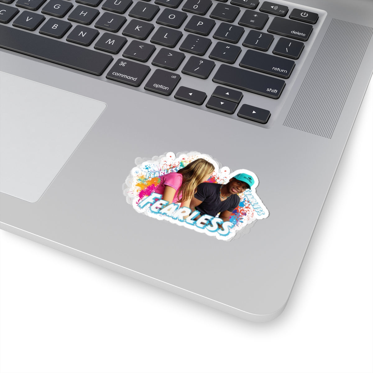 Fearless Kiss-Cut Stickers - Colorful Motivational Decals for Laptops, Journals, Water Bottles, and More!