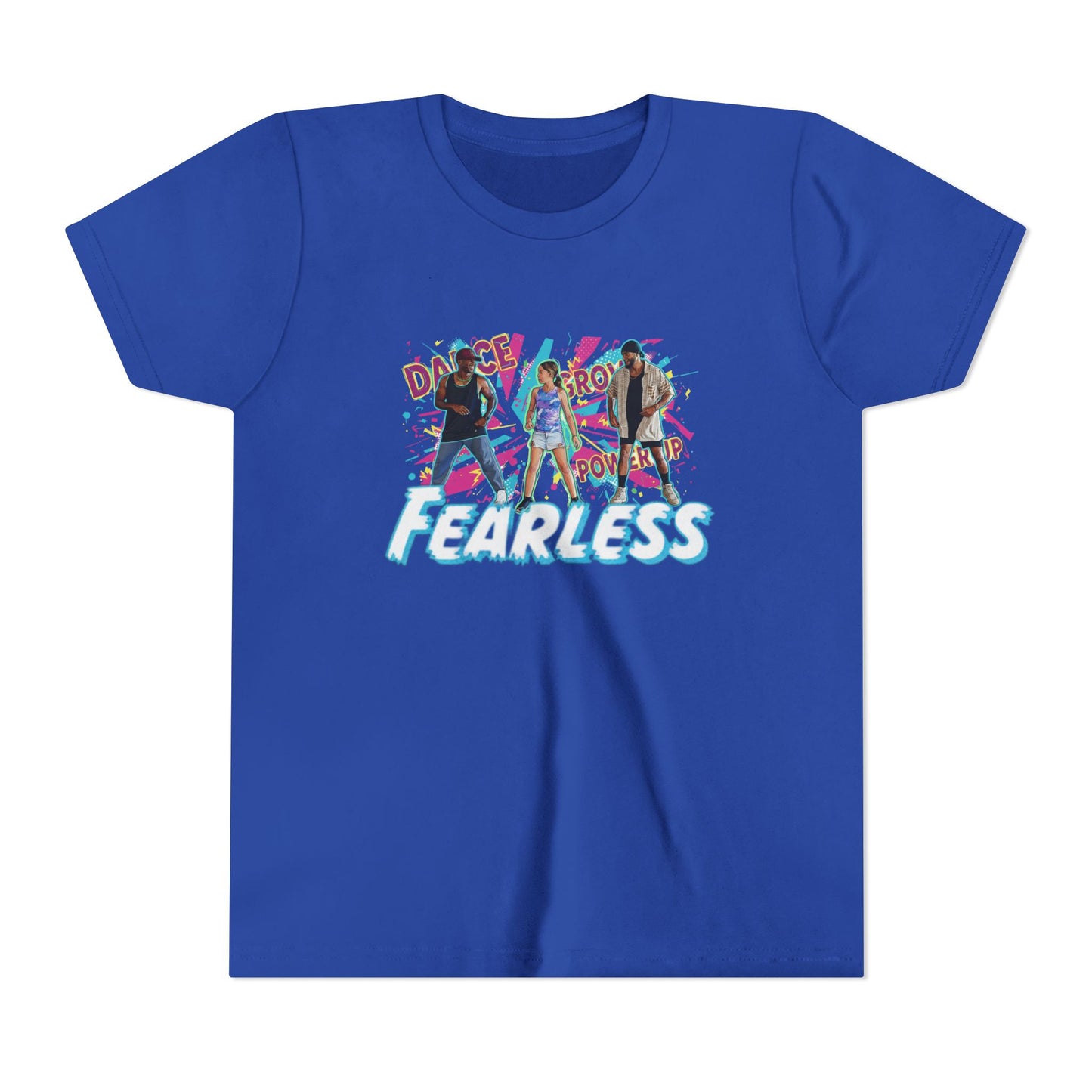 Ferless Empowerment Youth Tee, Girls Short Sleeve Shirt, Stylish Kid's Top, Inspiring Graphic Tee, Gift for Young Activists